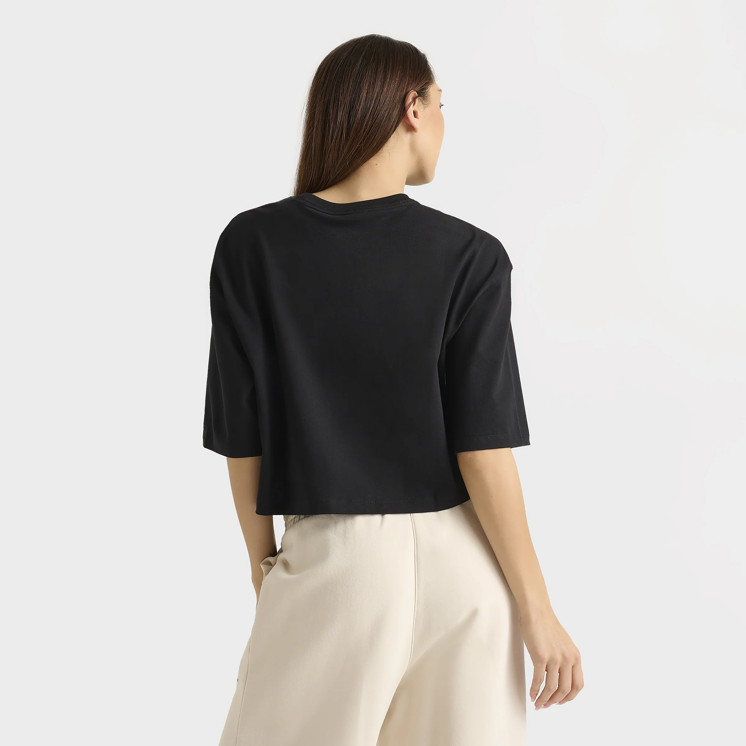 adidas Women's Essentials Crop Tee / Black