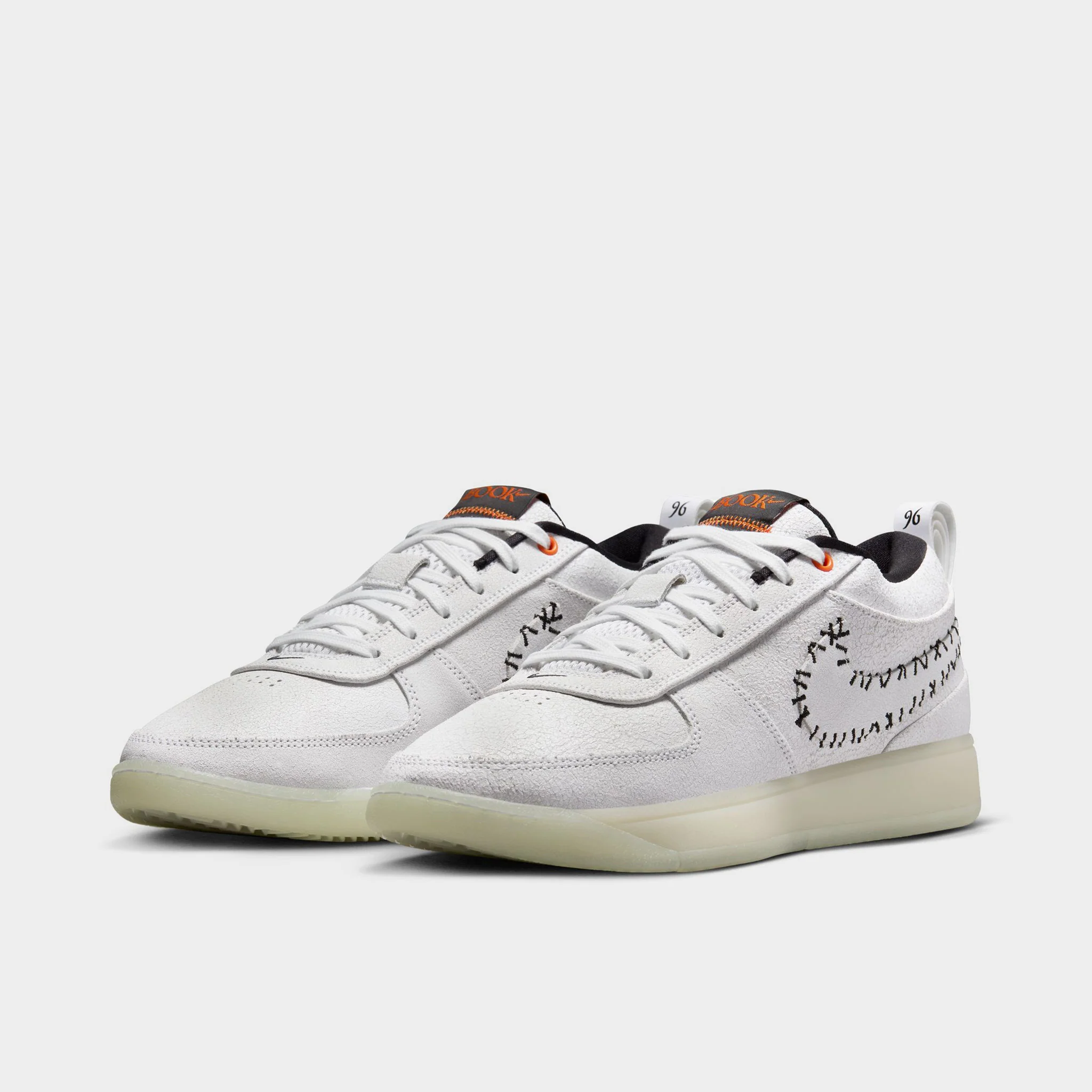 Nike Book 1 White / White - Clay Orange