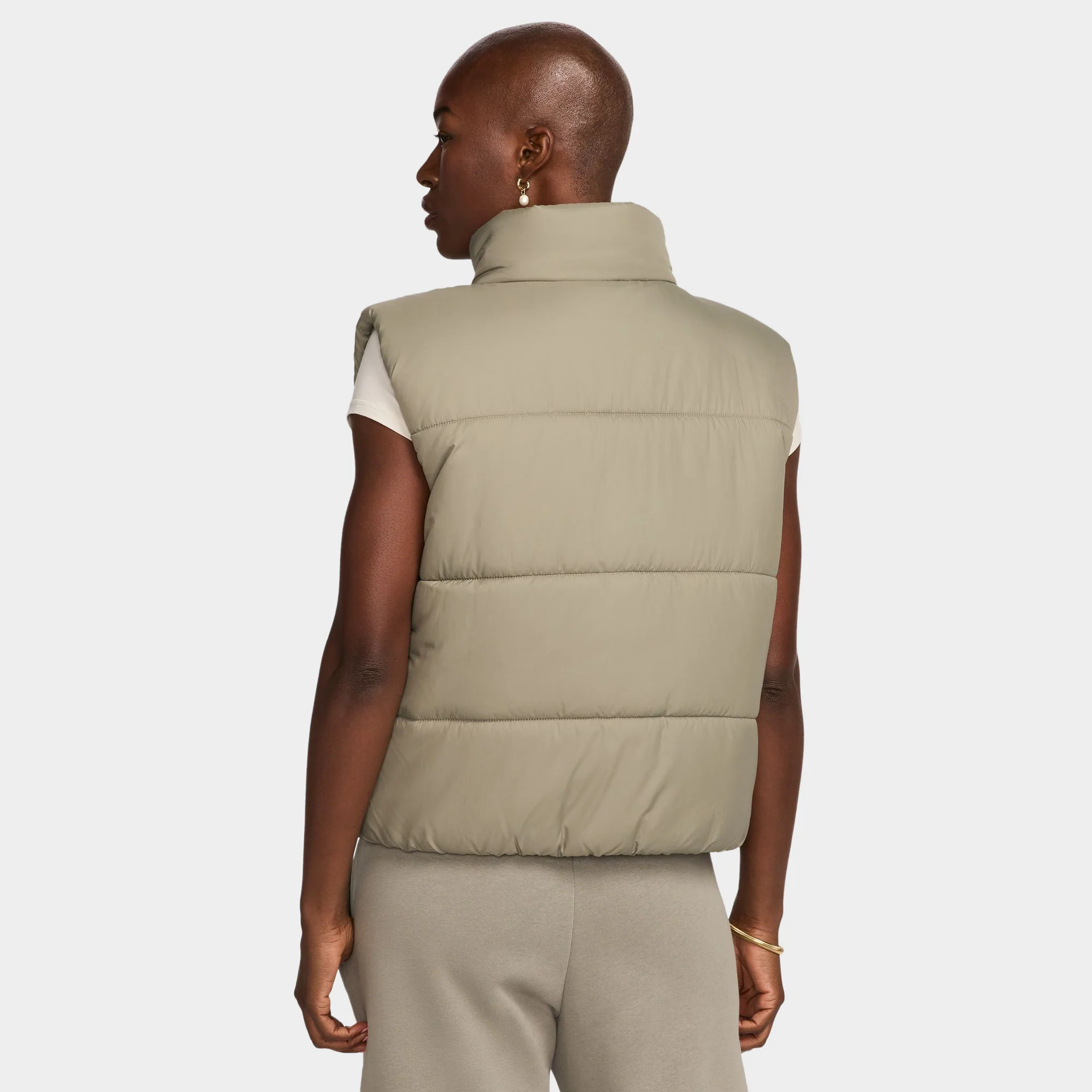 Nike Women's Sportswear Classic Therma-FIT Vest Light Army / White