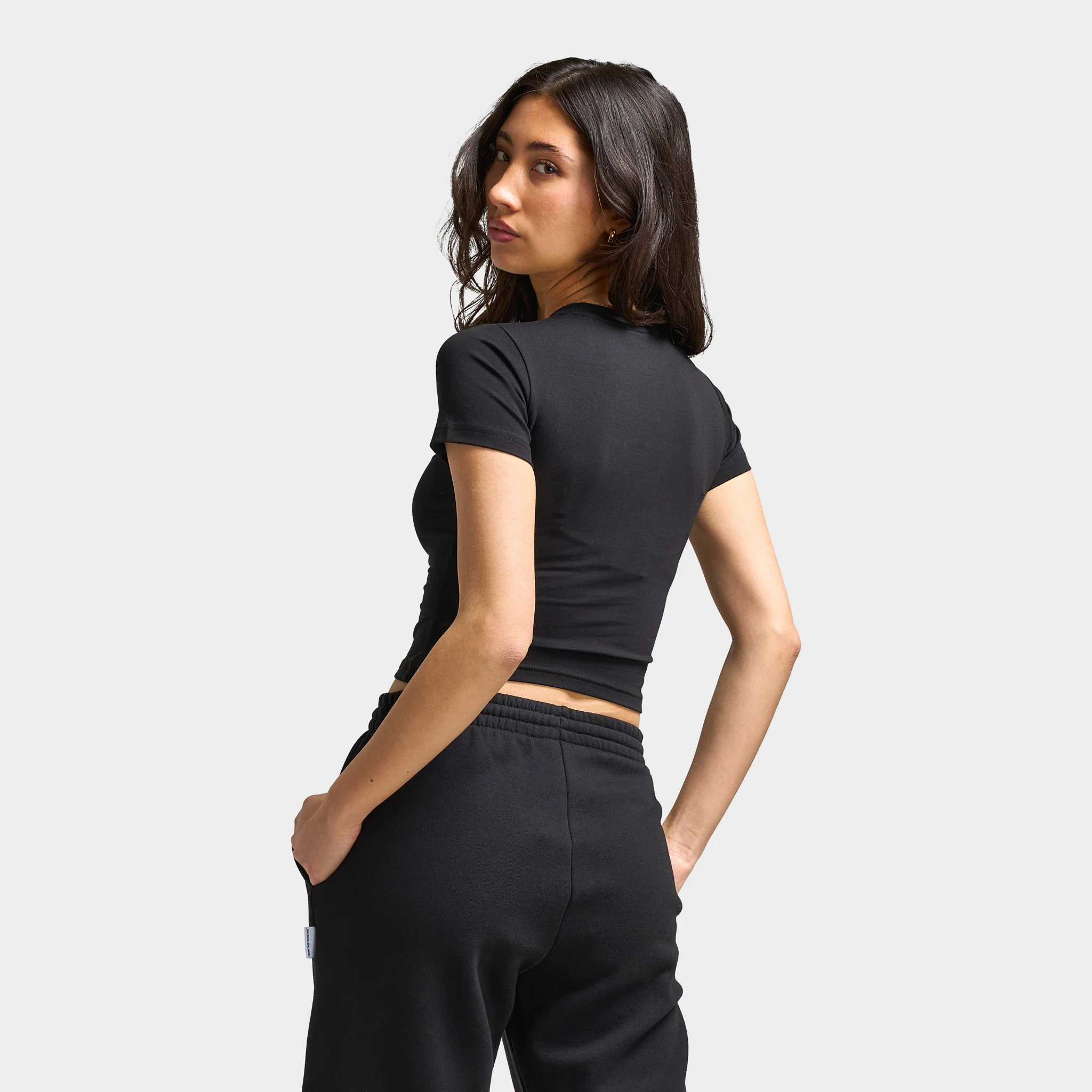 Hoodrich Women's Urban Fitted Tee Black / White