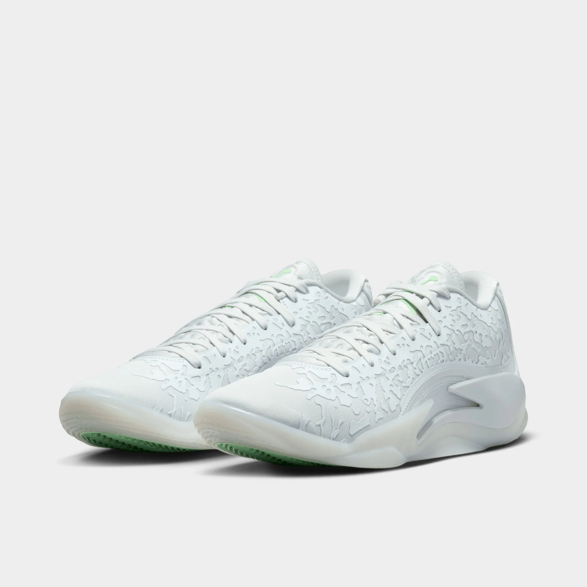 Jordan Zion 3 White / Vapor Green - Off White