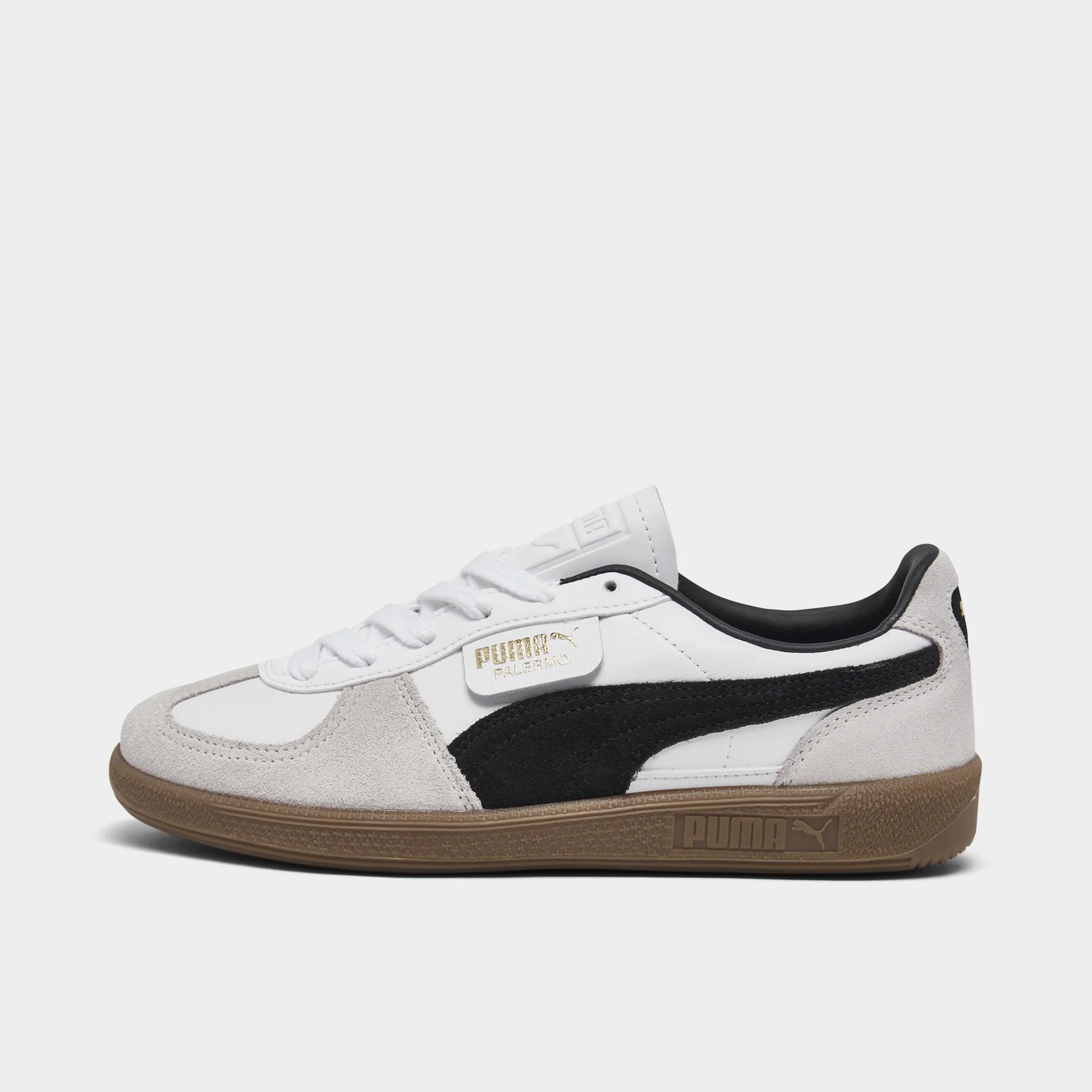 Puma Women's Palermo Leather White / Vapor Grey - Gum