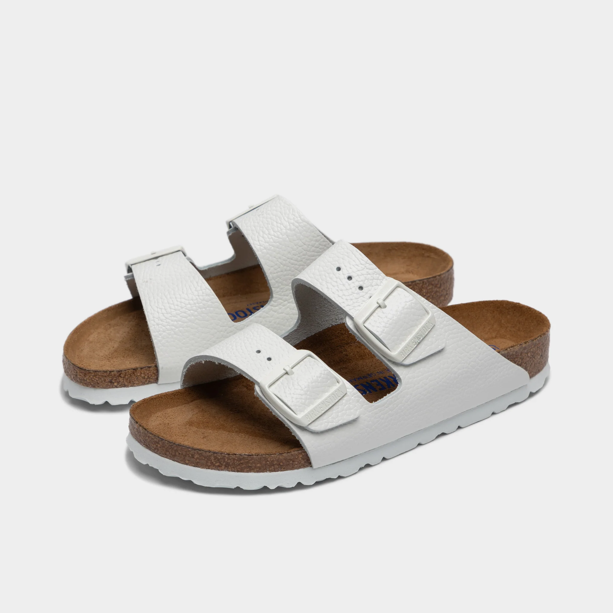 Birkenstock Women's Arizona Soft Footbed / White Leather