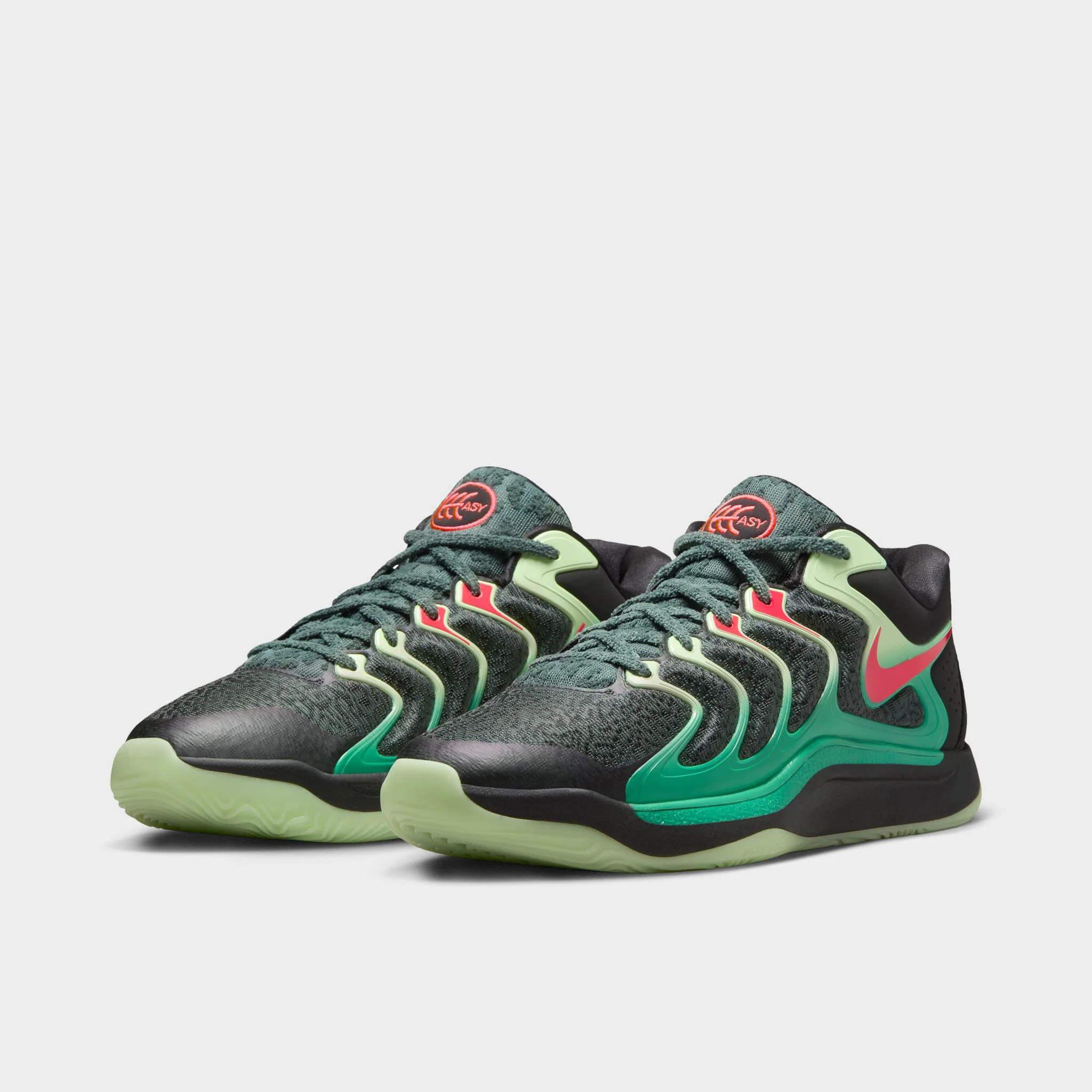 Nike KD17 Black / Bright Crimson - Vintage Green