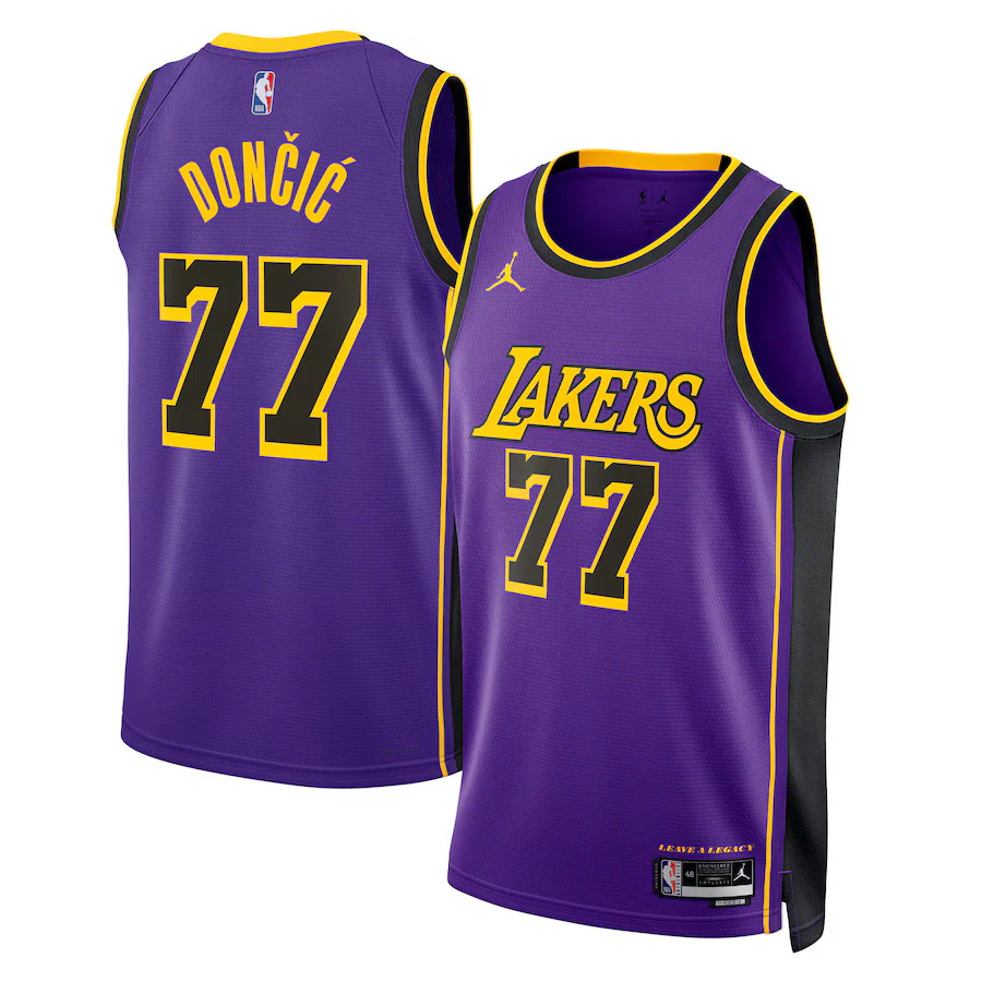 Los Angeles Lakers Luka Dončić Jordan Brand Statement Edition Swingman Jersey