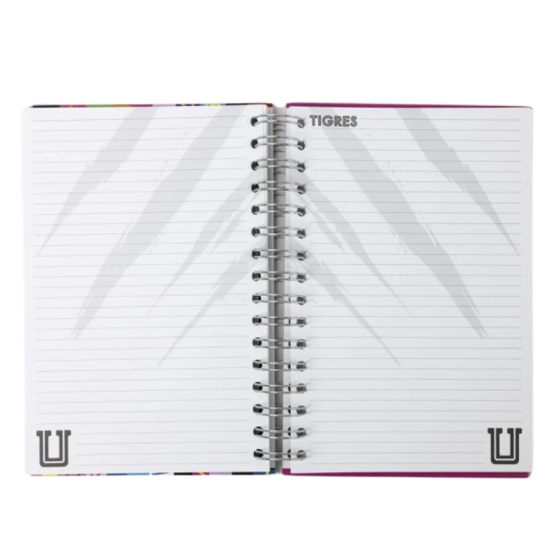 LIBRETA COLORES TIGRES CHICA