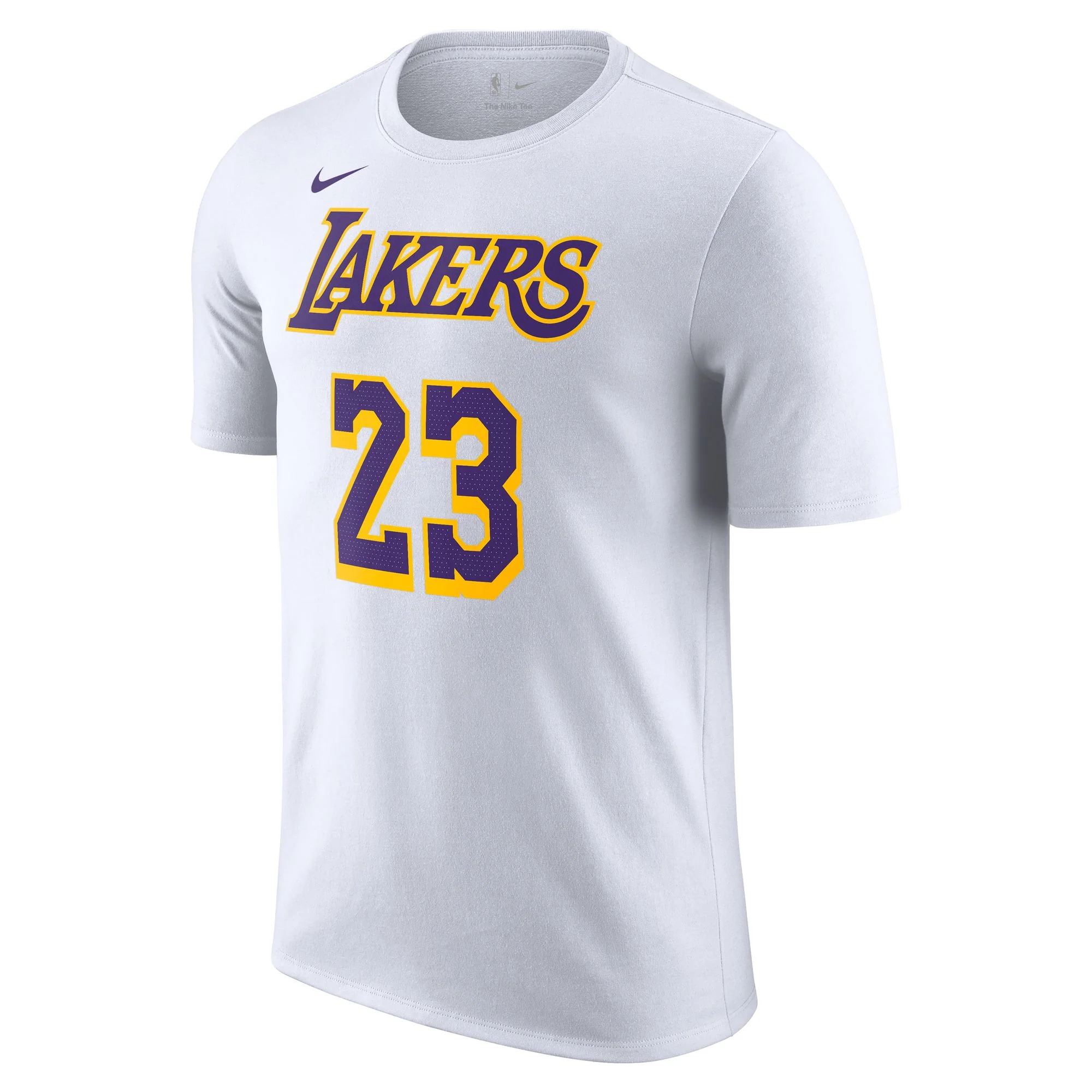 LeBron James LA Lakers Association Edition Name and Number Tee