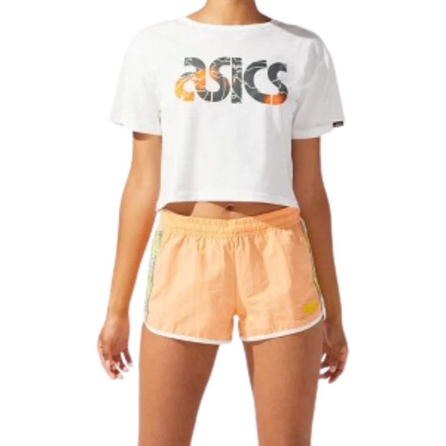 Playera Cropped Asics Mujer