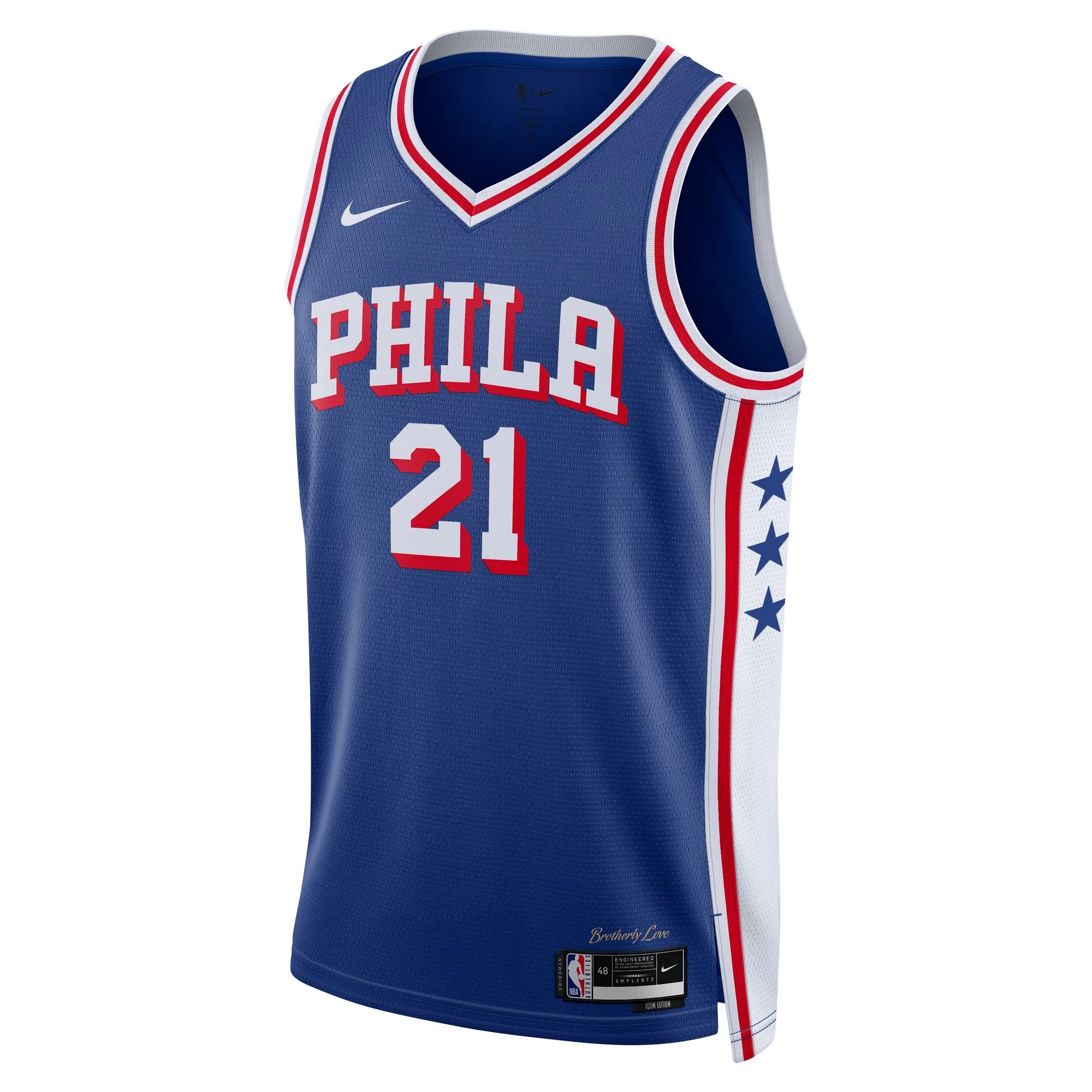 Nike Joel Embiid Philadelphia 76ers 2023/24 Icon Edition Jersey