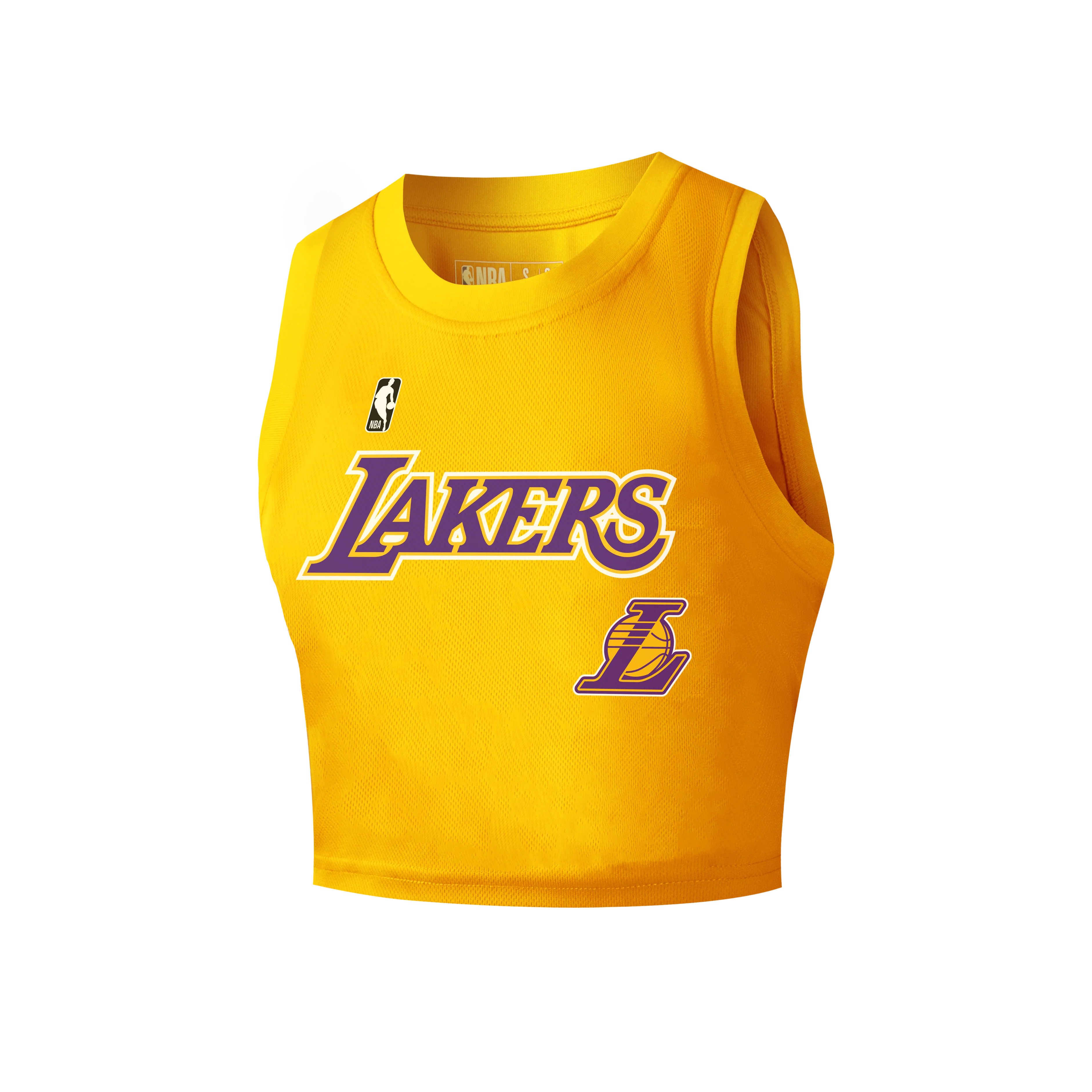 NBA Team Print Cropped Tank - LAKERS