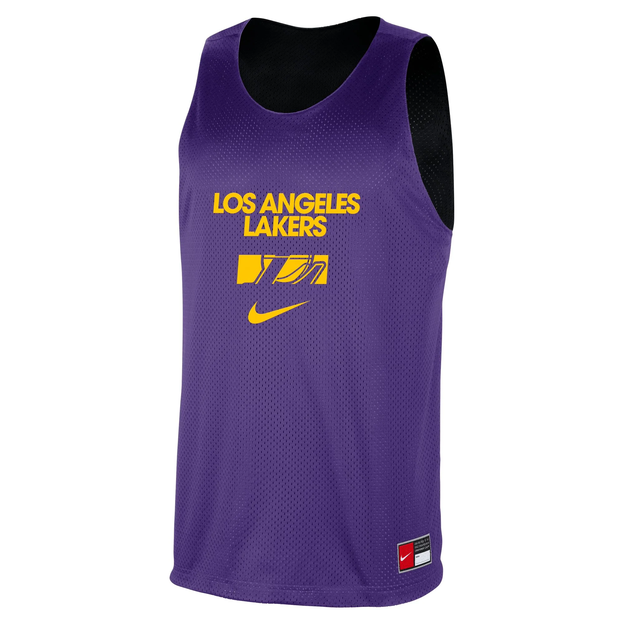 Los Angeles Lakers Men's Nike NBA Mesh Practice Jersey