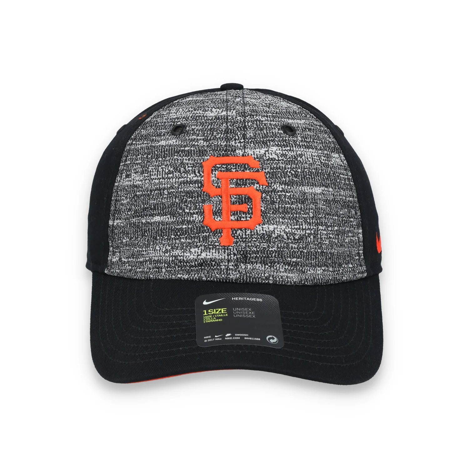 Nike San Francisco Giants Day Heritage 86 Adjustable Hat-Black