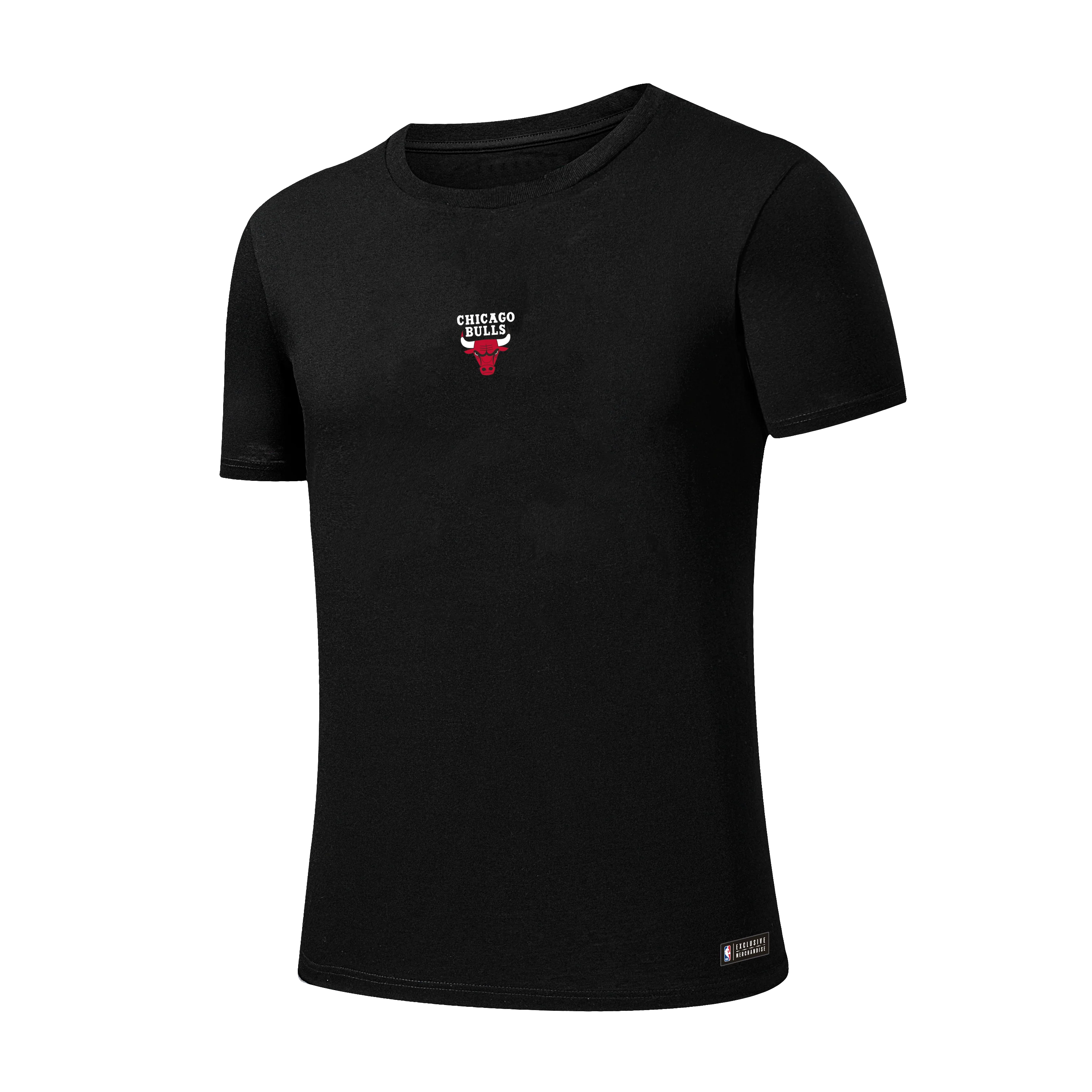NBA Distressed Front Print Regular Fit T-Shirt - Chicago Bulls