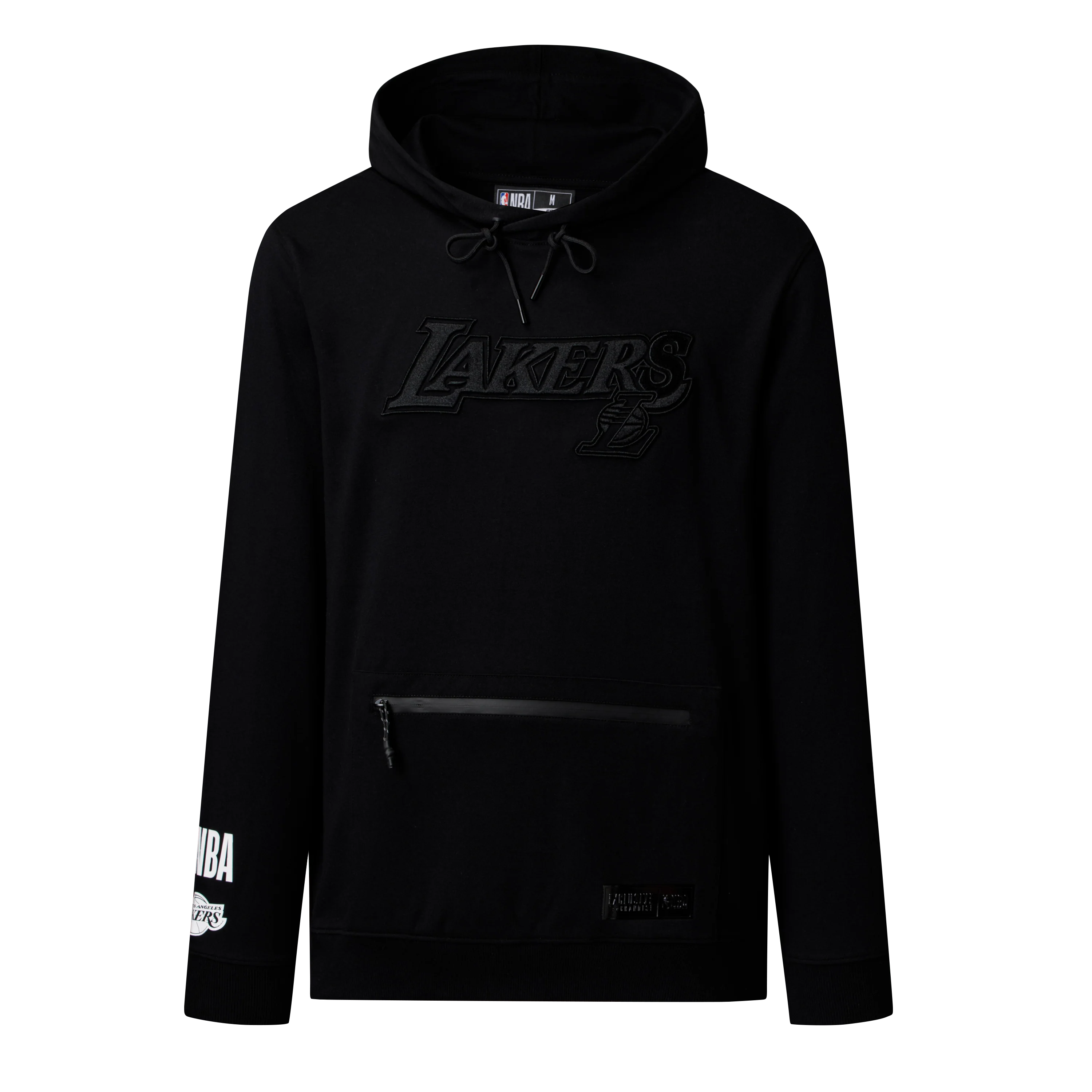 NBA Front 3D Embroidery Regular Fit Hoodie - LAKERS