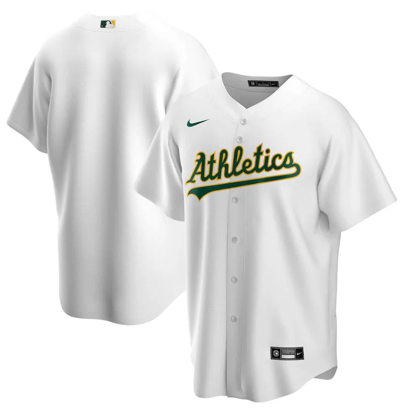 Nike Men's Oakland Athletics Home Replica Team Jersey 2020 - White