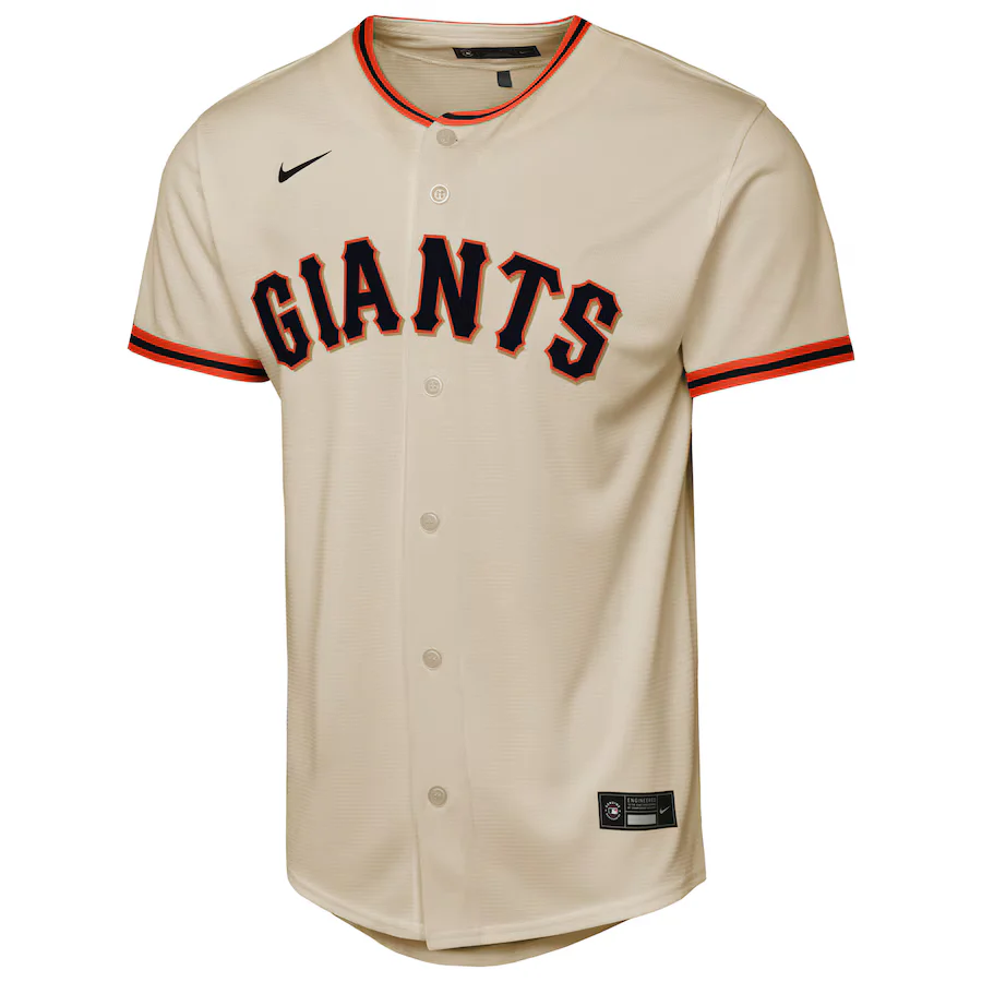 Nike Youth San Francisco Giants Home Replica 2.0 Jersey-Cream