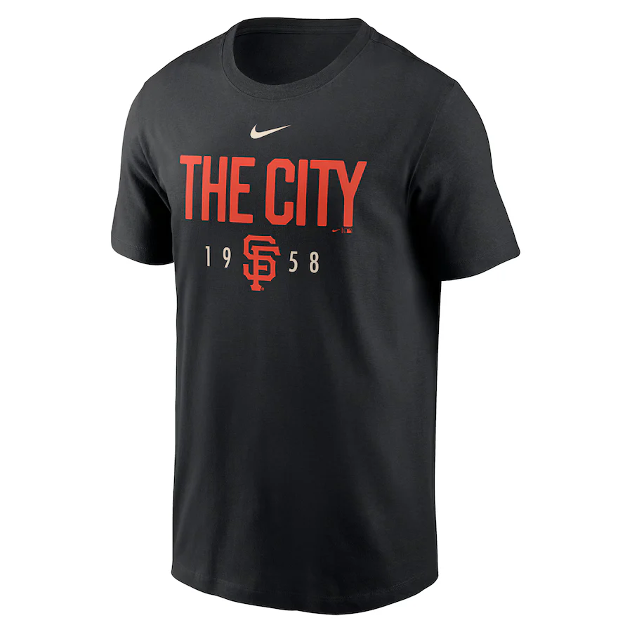 Nike Men's San Francisco Giants The City Local Team T-Shirt - Black