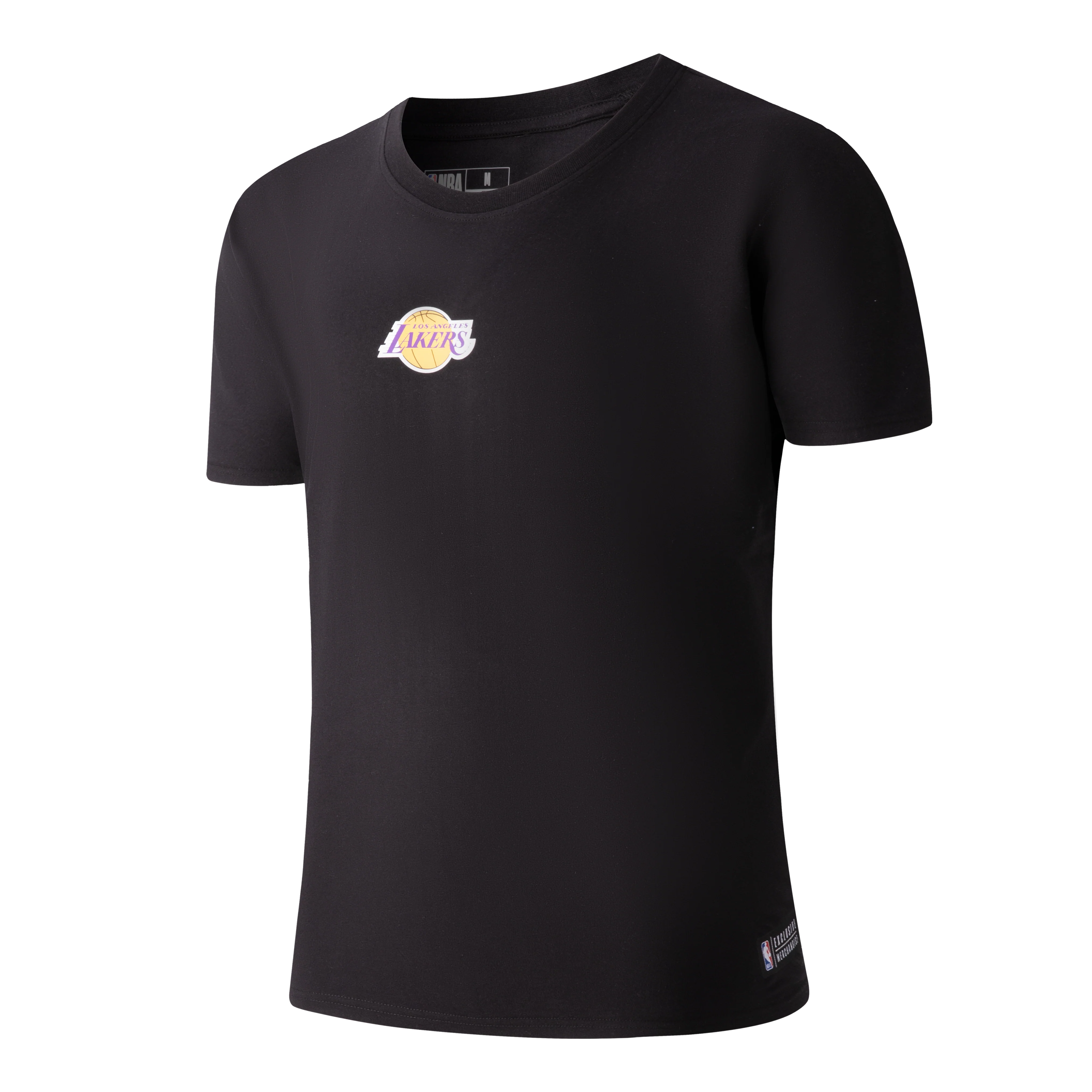 NBA Back Team Print Loose Fit Two Seam T-Shirt - Lakers