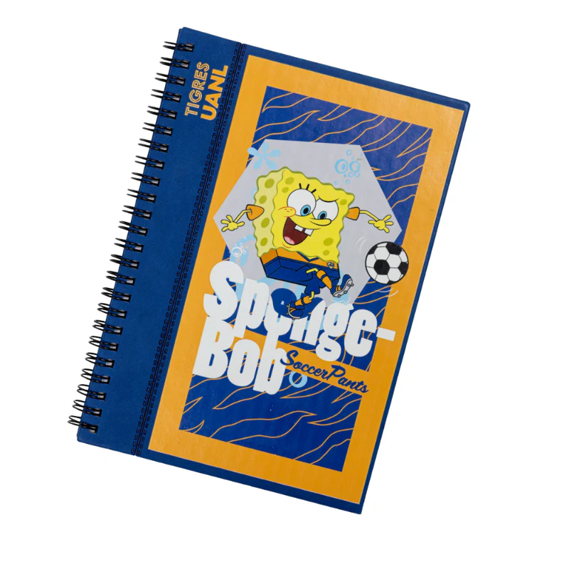 LIBRETA BOB ESPONJA TIGRES NICKELODEON
