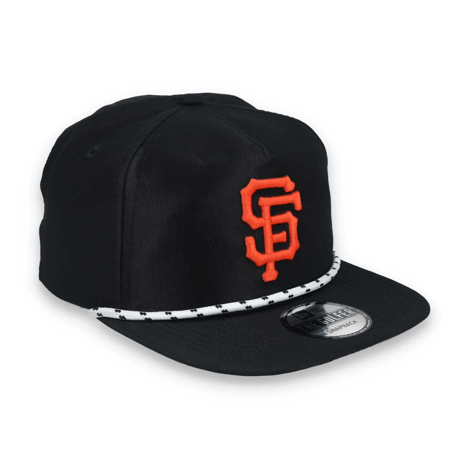 New Era San Francisco Giants Golfer Team Rope Snapback Hat - Black