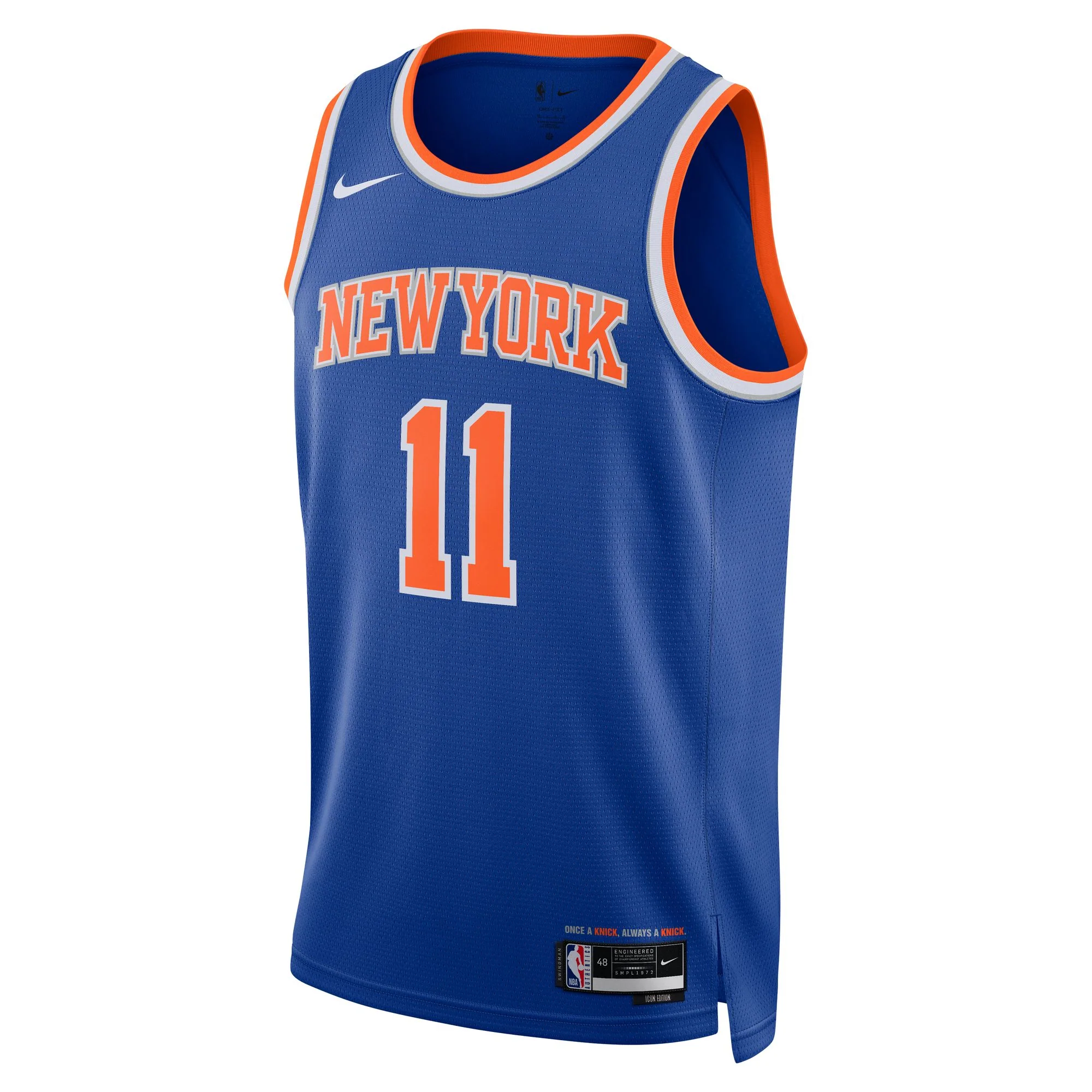 Jalen Brunson New York Knicks Icon Edition 2022/23 Men's Nike Dri-FIT NBA Swingman Jersey