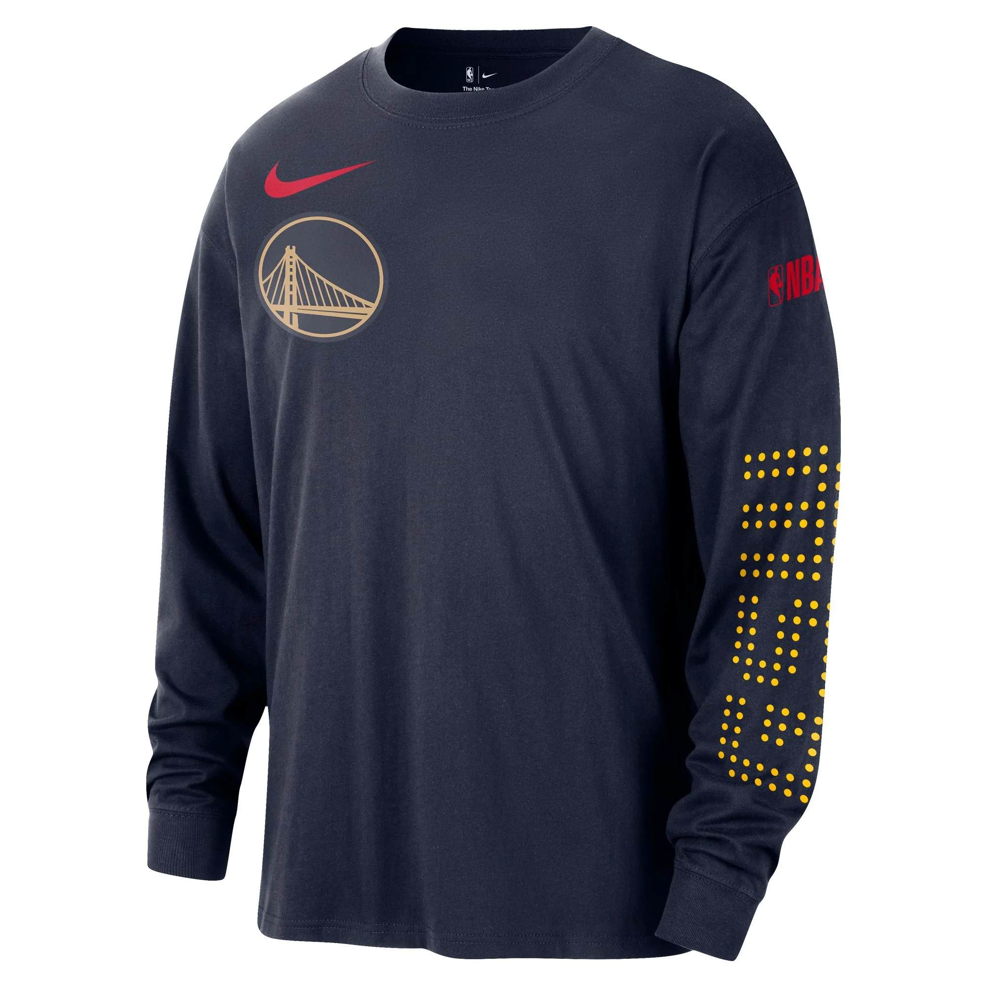 Golden State Warriors Long Sleeve T-Shirt Courtside City Edition