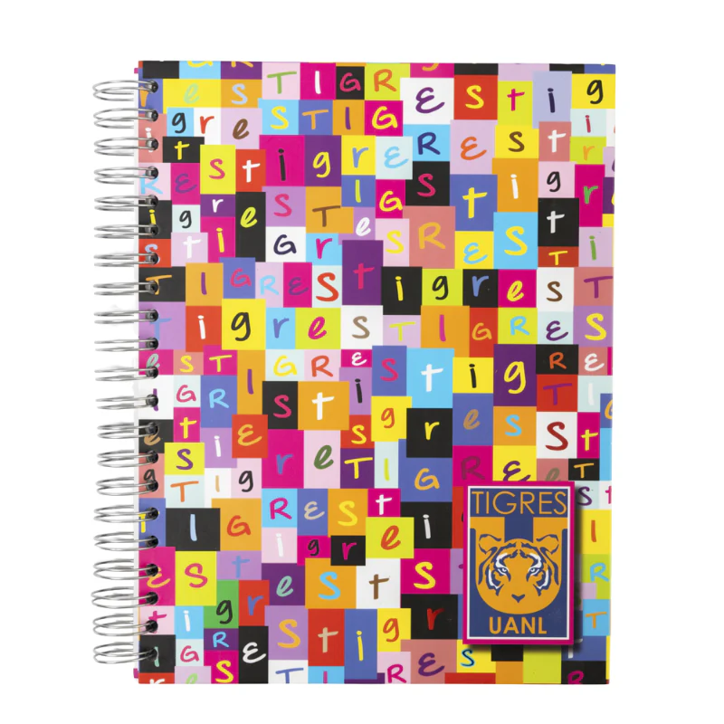 LIBRETA COLORES TIGRES