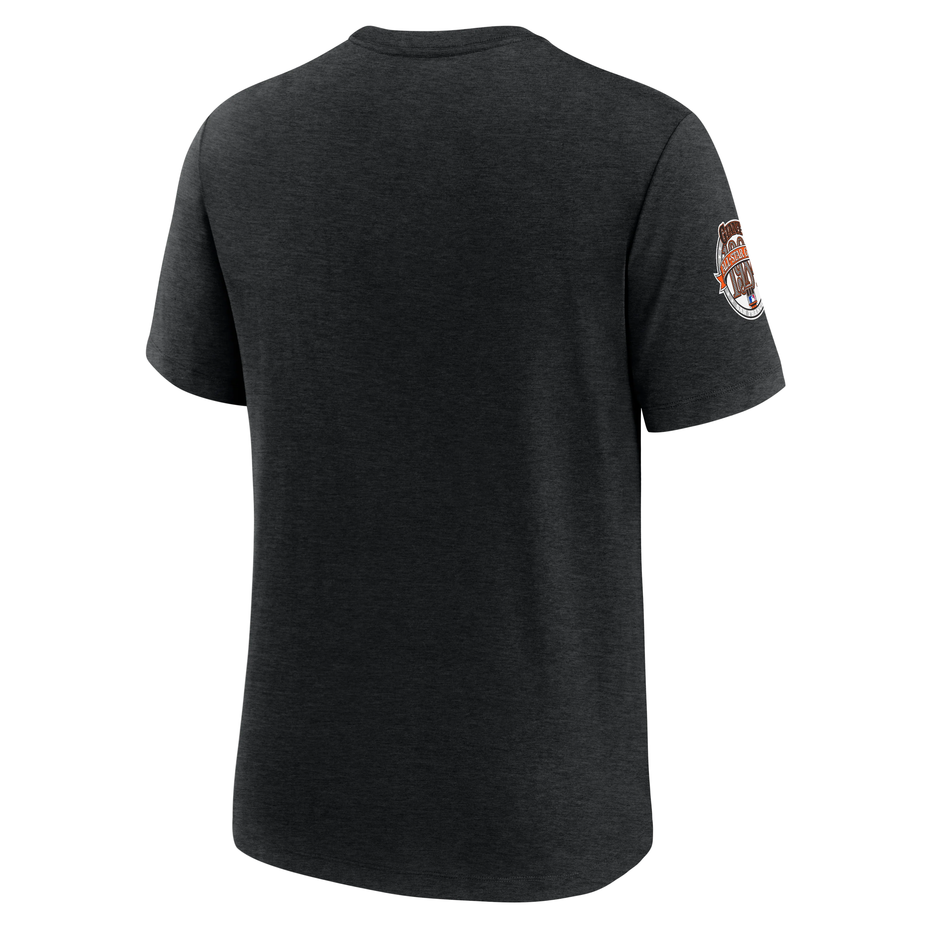 Nike San Francisco Giants Cooperstown Collection Eras Tri-Blend T-Shirt-Heather Black