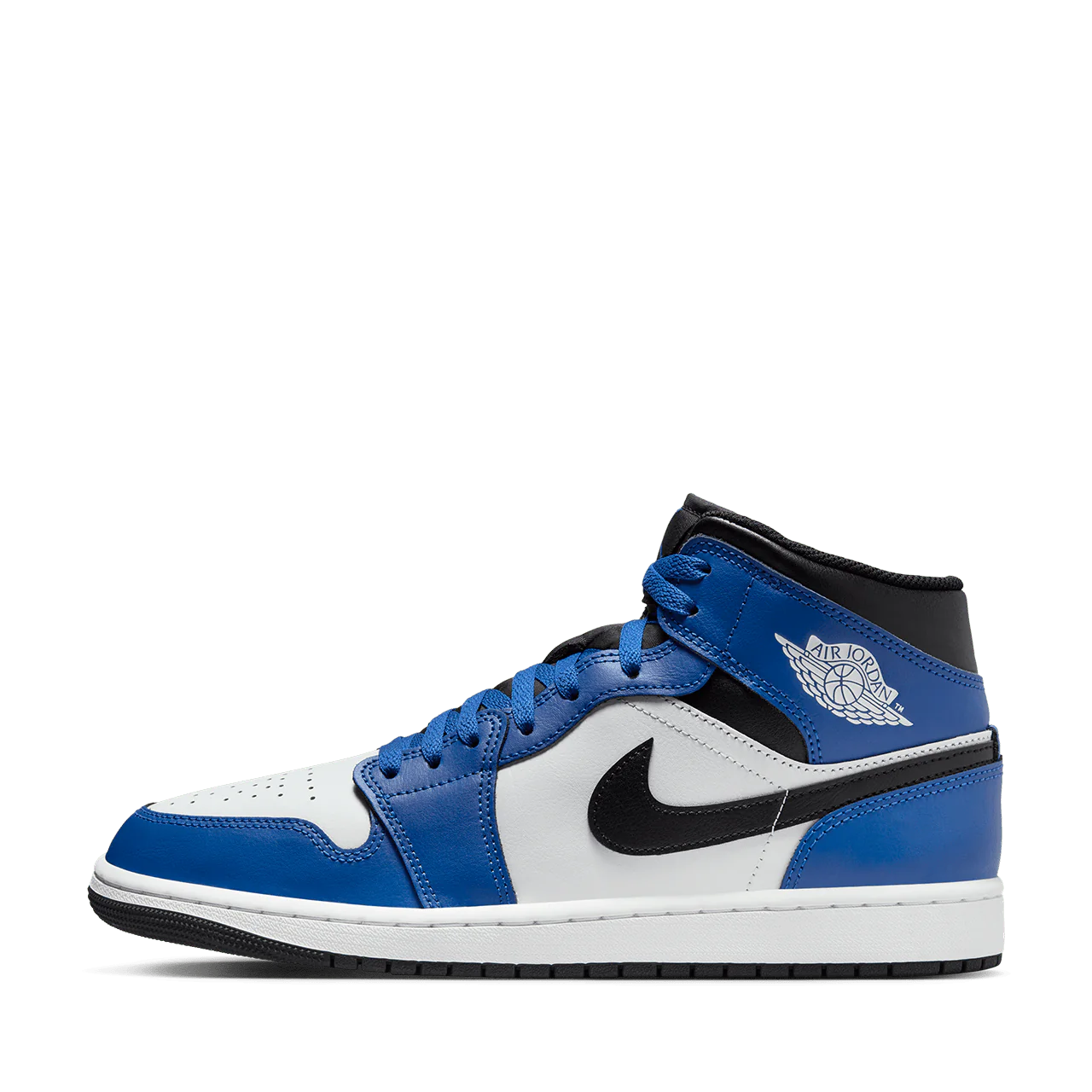 Air Jordan 1 Mid 'Game Royal, Black and White'