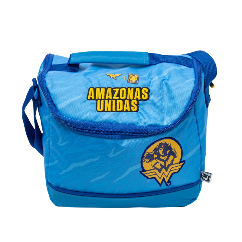 LONCHERA WONDER WOMAN X TIGRES AZUL