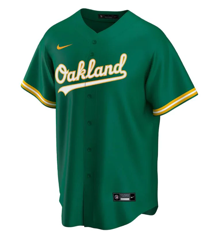 Nike Men's Oakland Athletics Alternate Replica Team Jersey 2020 - Kelly Green
