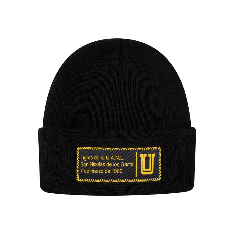 GORRO INVIERNO NEGRO TIGRES 2023 UNITALLA