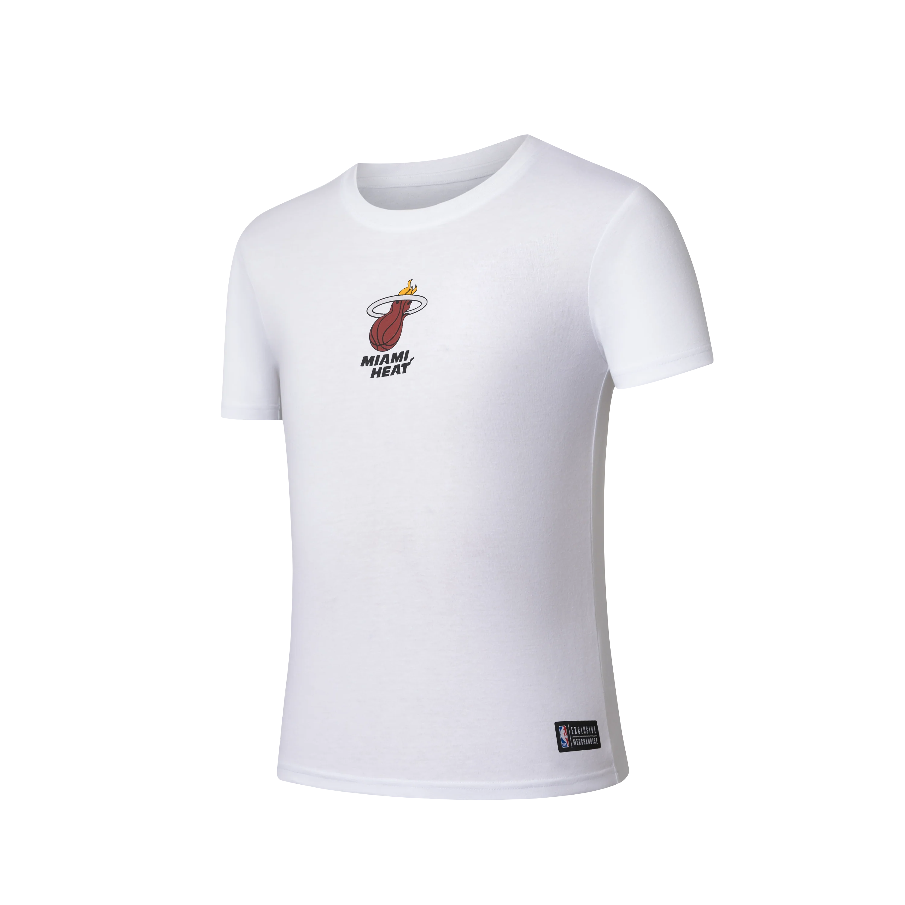 NBA Spray Effect Back Print RF T-Shirt - Miami Heat