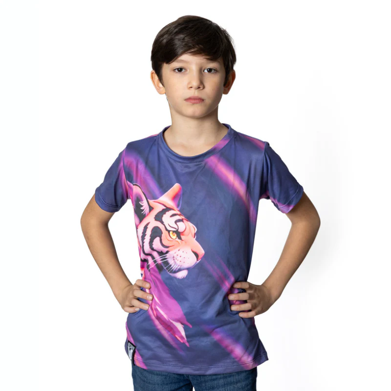 PLAYERA TIGRES JUVENIL MORADA