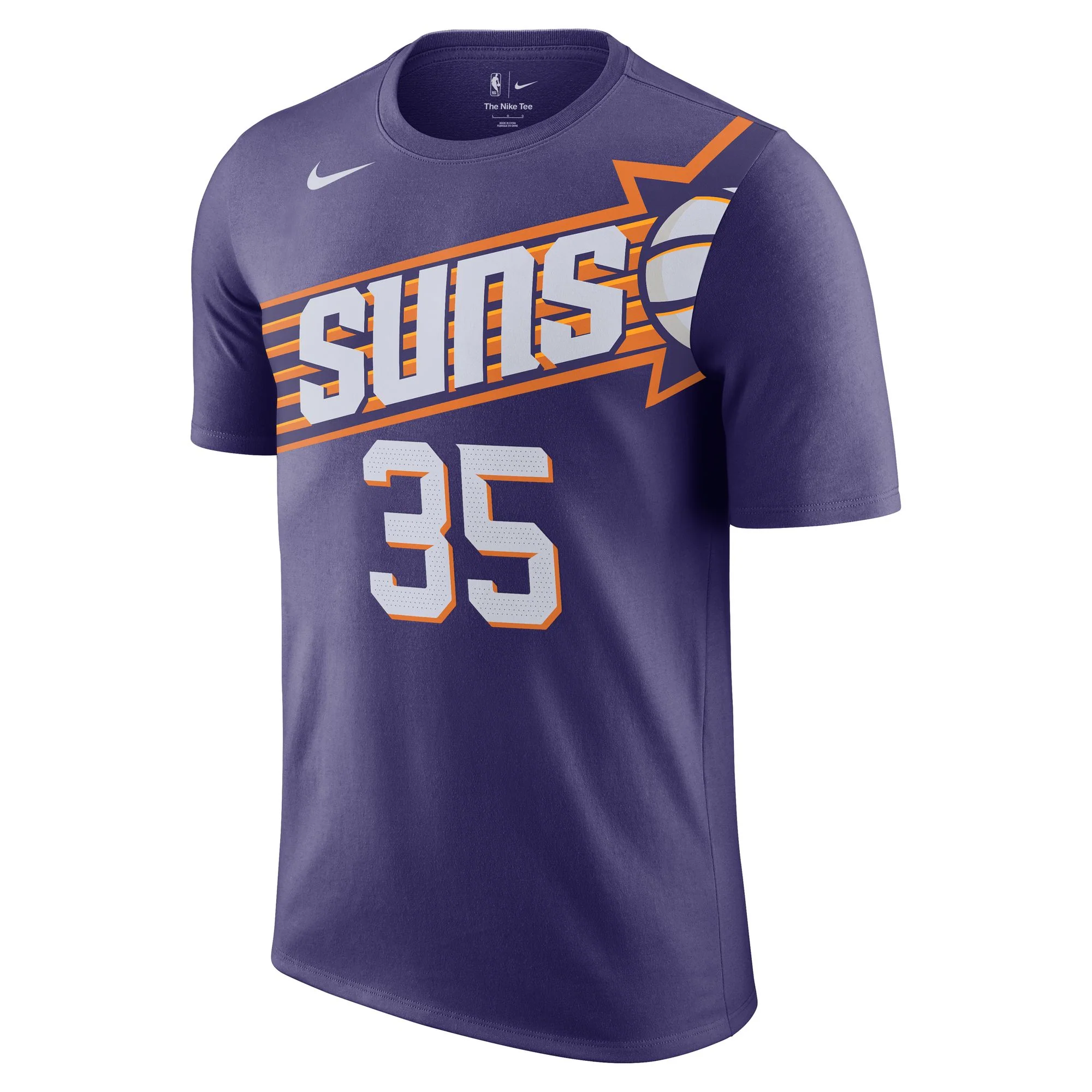 Kevin Durant Phoenix Suns Icon Edition 23/24 Name and Number Tee