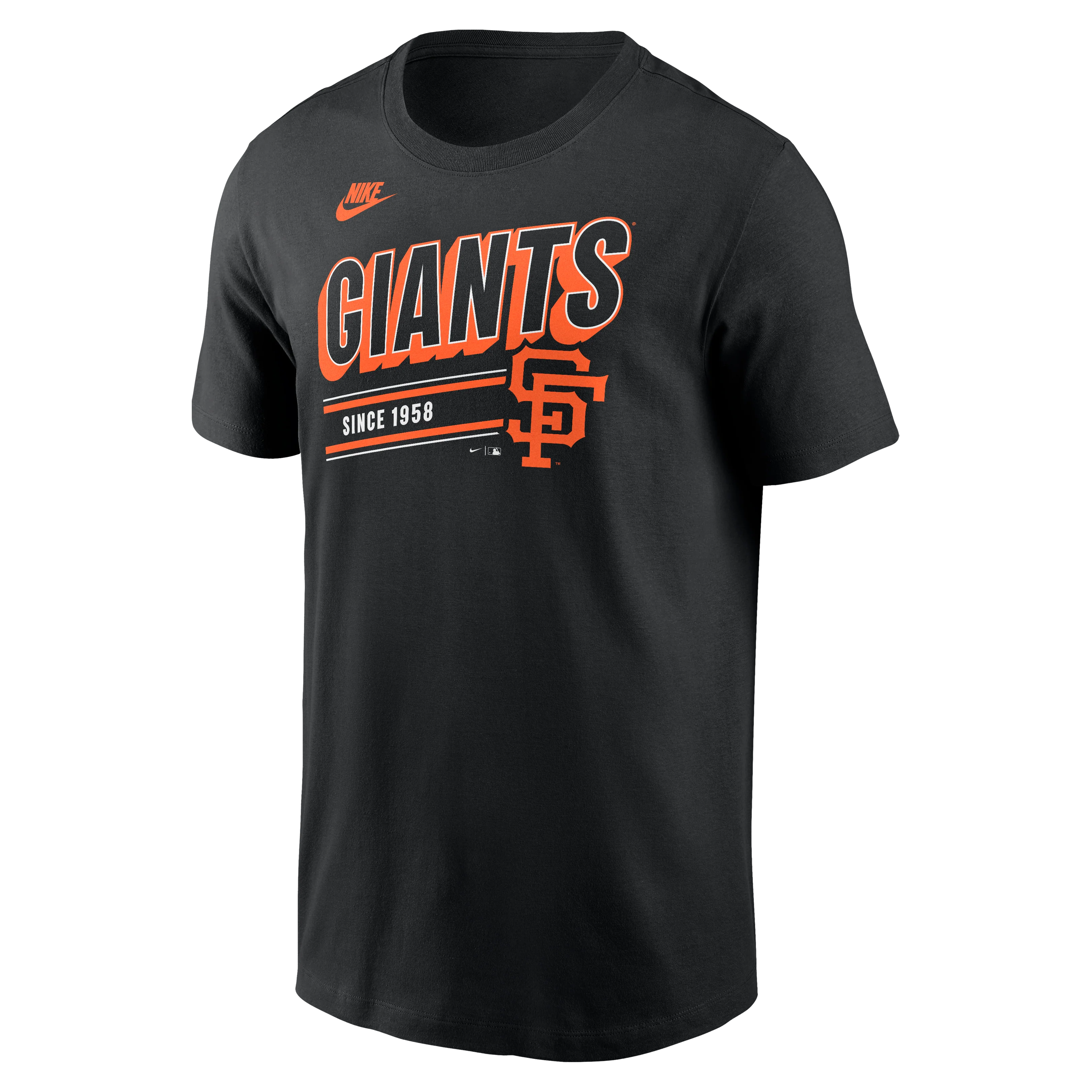 Nike San Francisco Giants Cooperstown Collection Retro T-Shirt-Black