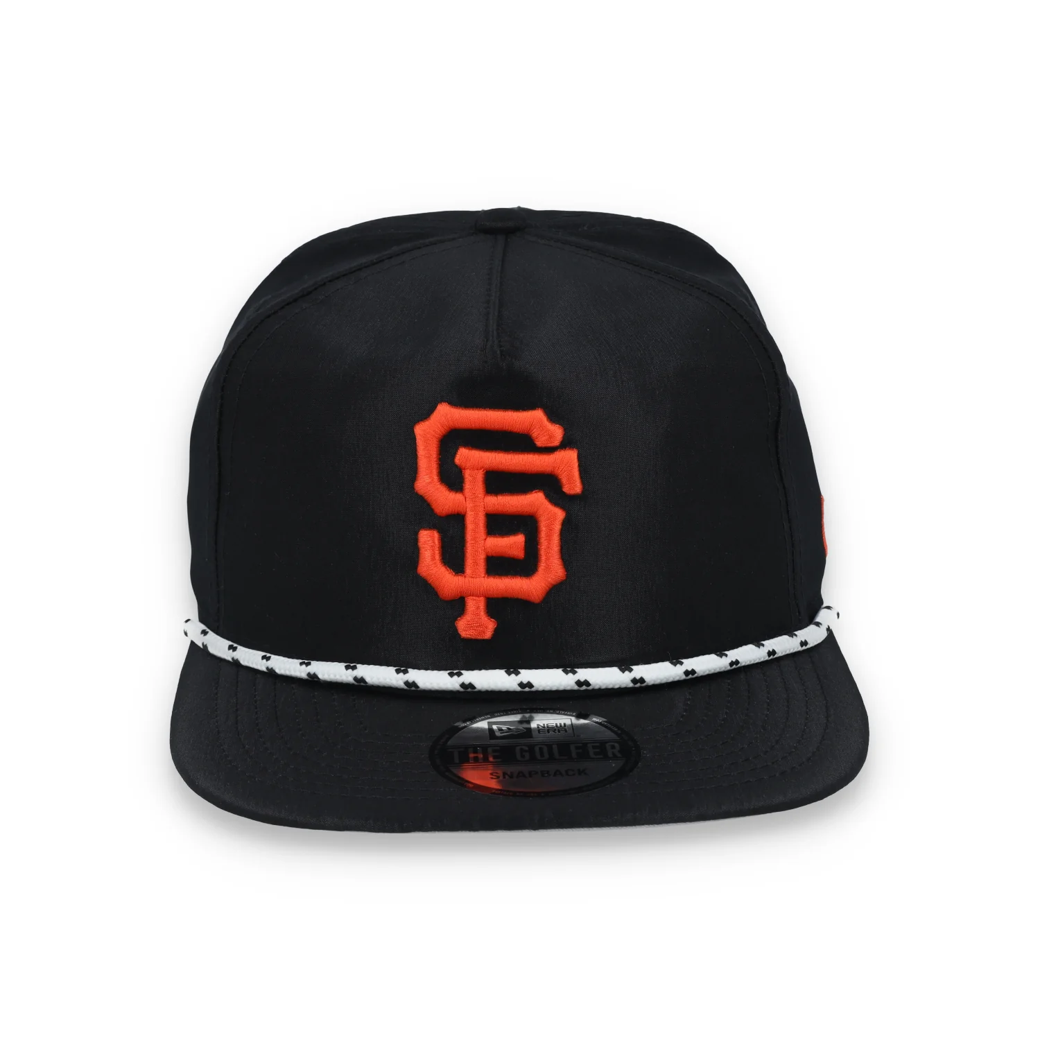 New Era San Francisco Giants Golfer Team Rope Snapback Hat - Black