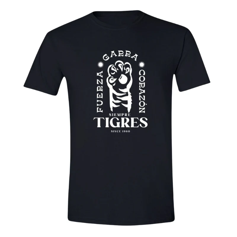 TSHIRT TIGRES GARRA NEGRA CABALLERO