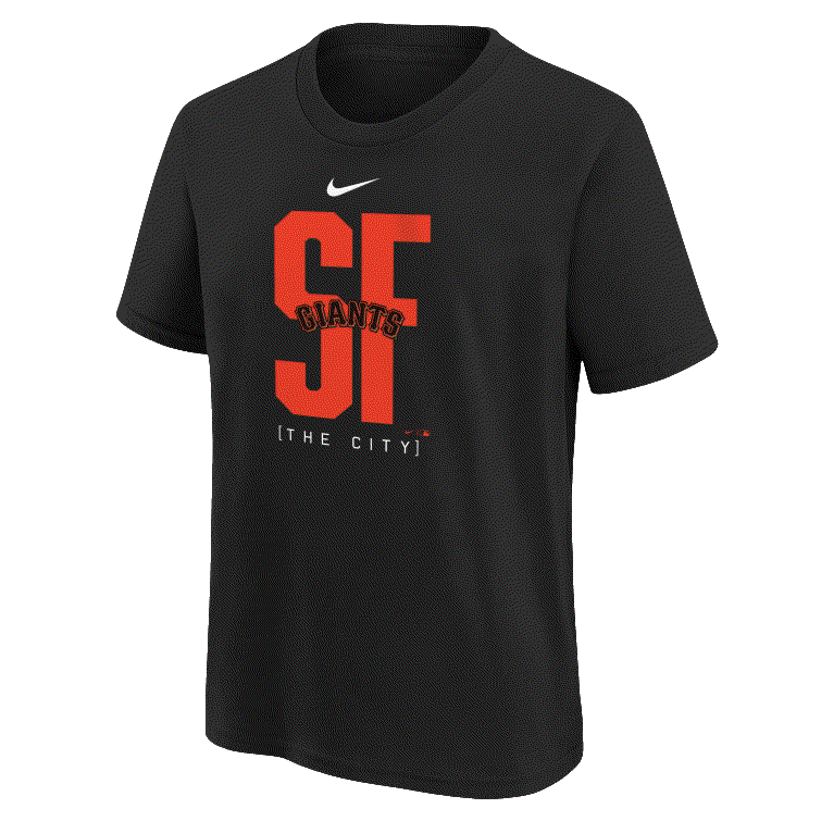Nike Youth San Francisco Giants Team Score Board Performance T-Shirt