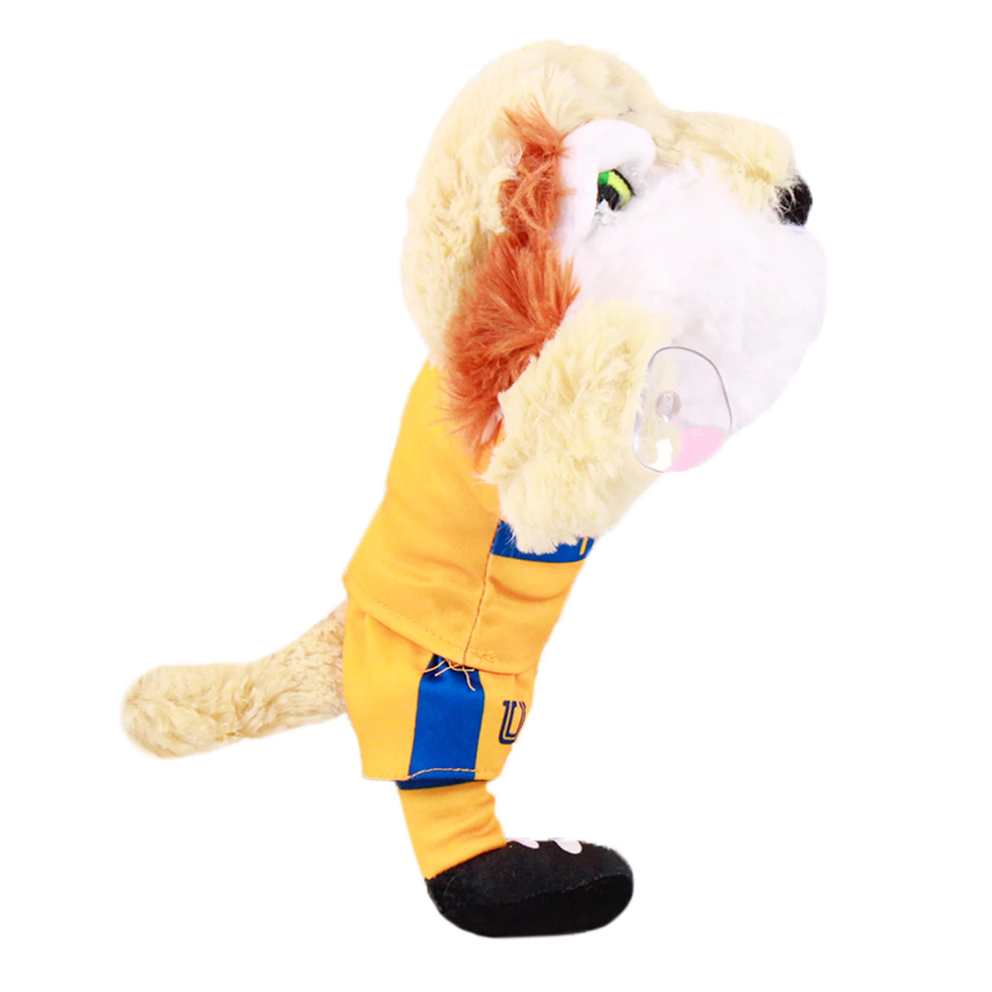 TIGRE PELUCHE VENTOSAS 25CM BEIGE