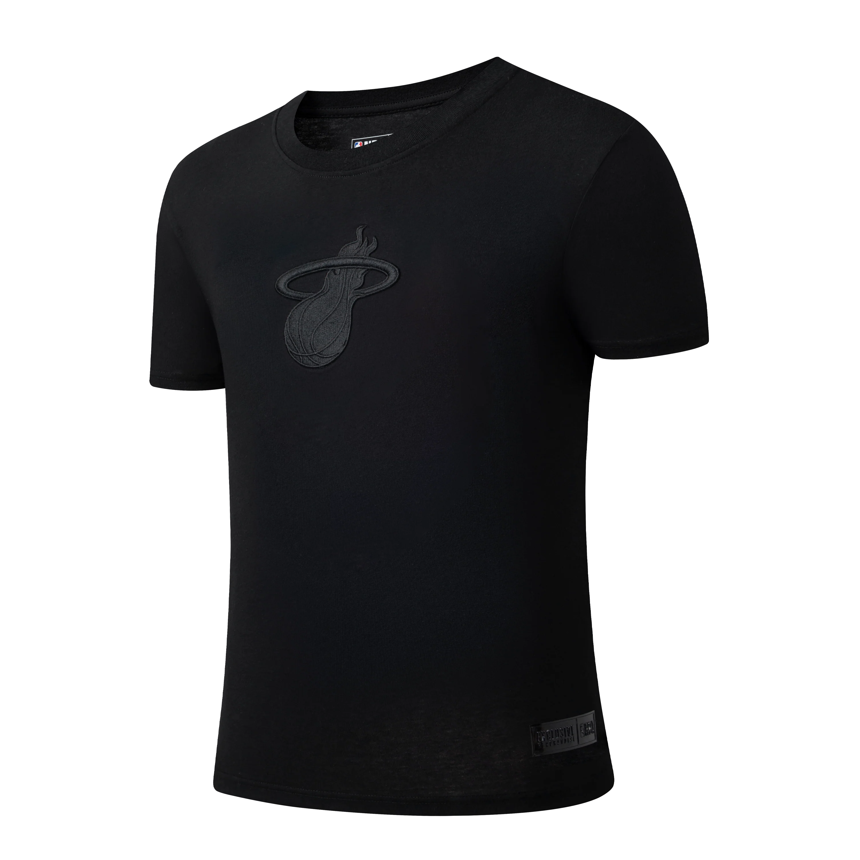 NBA Front 3D Embroidery And Back HD Print Regular Fit T-Shirt - HEAT