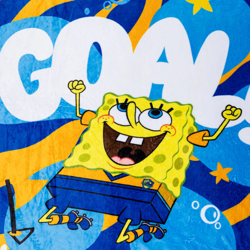 FRAZADA BOB ESPONJA TIGRES NICKELODEON