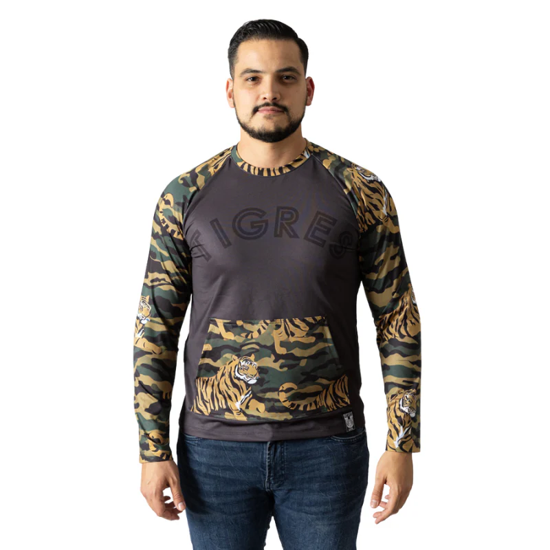 CREWNECK TIGRES CAMO