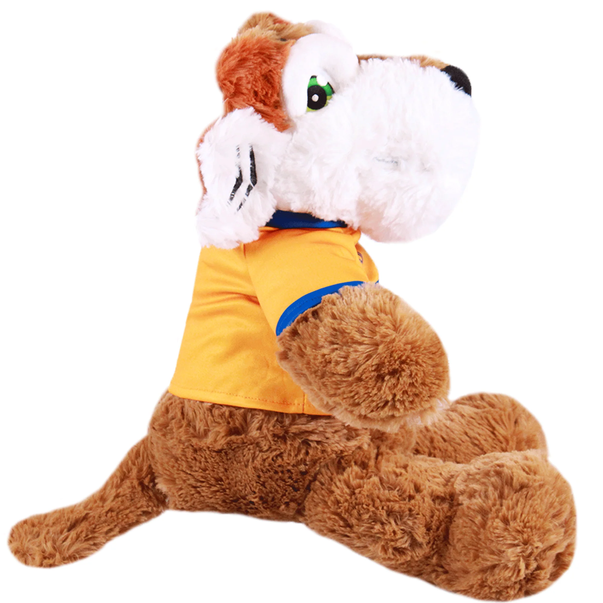 TIGRE PELUCHE GRANDE 43CM CAFE