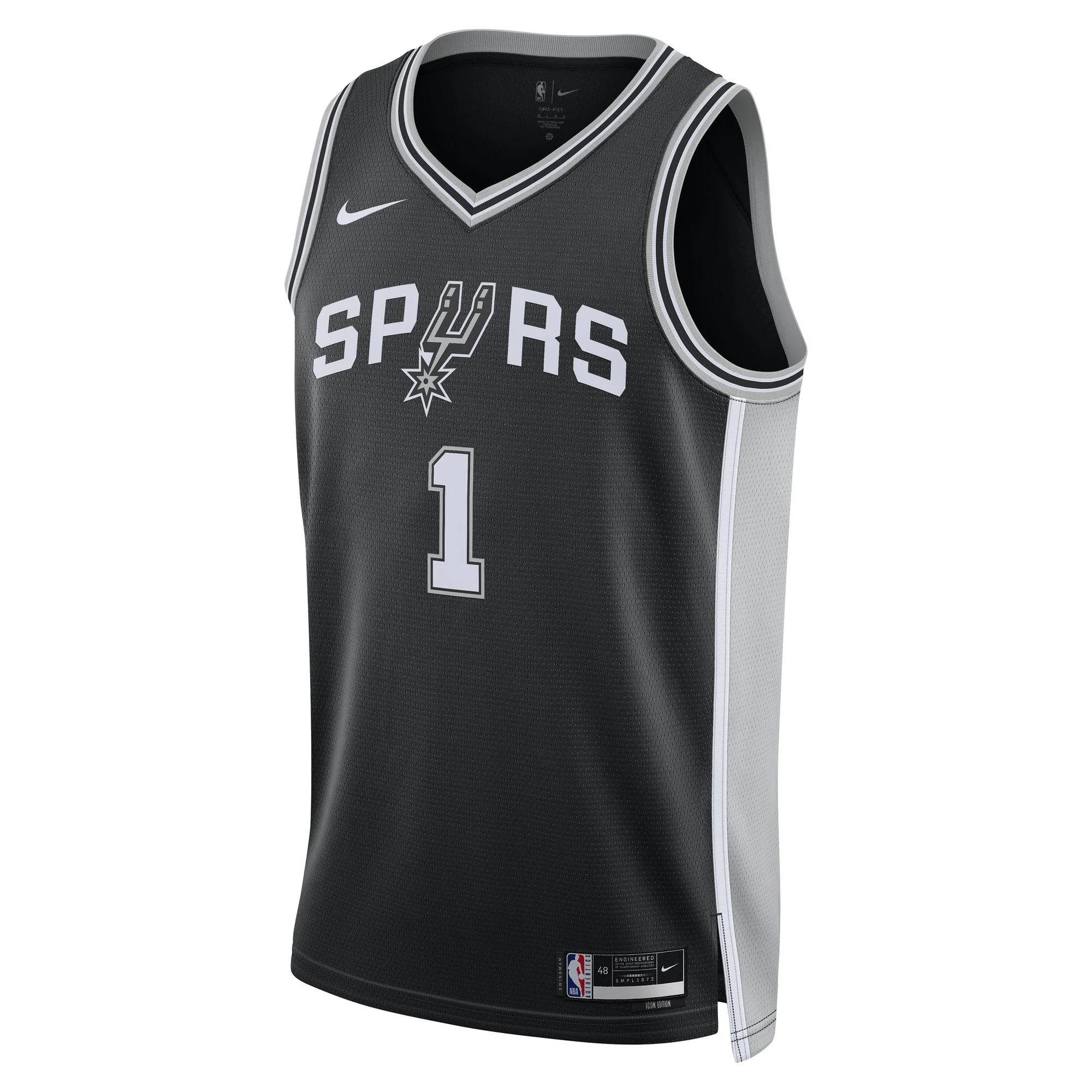 Victor Wembanyama San Antonio Spurs Icon Edition 2022/23 Nike Dri-FIT NBA Swingman Jersey