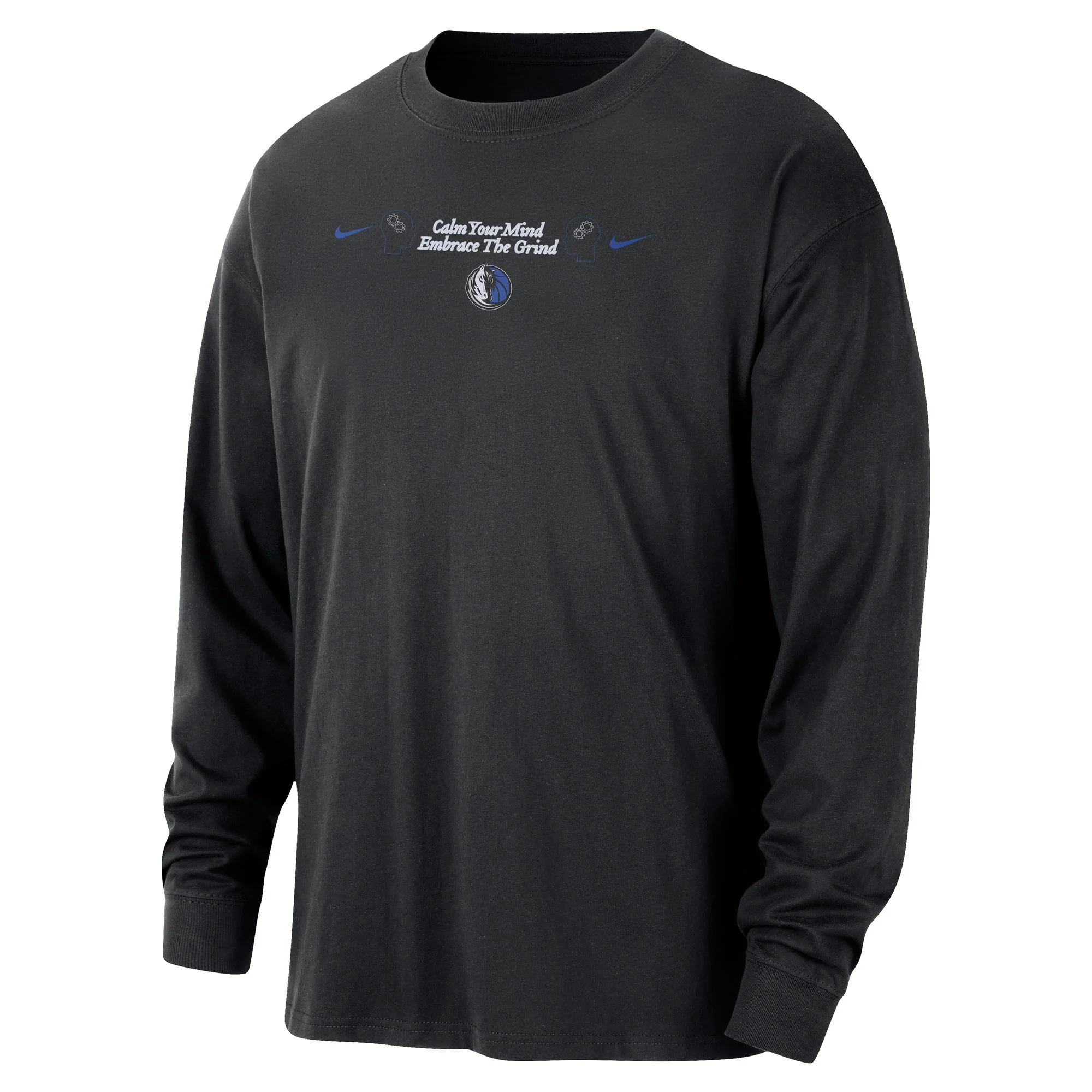 Men's Nike NBA Max90 Dallas Mavericks Long-Sleeve T-Shirt