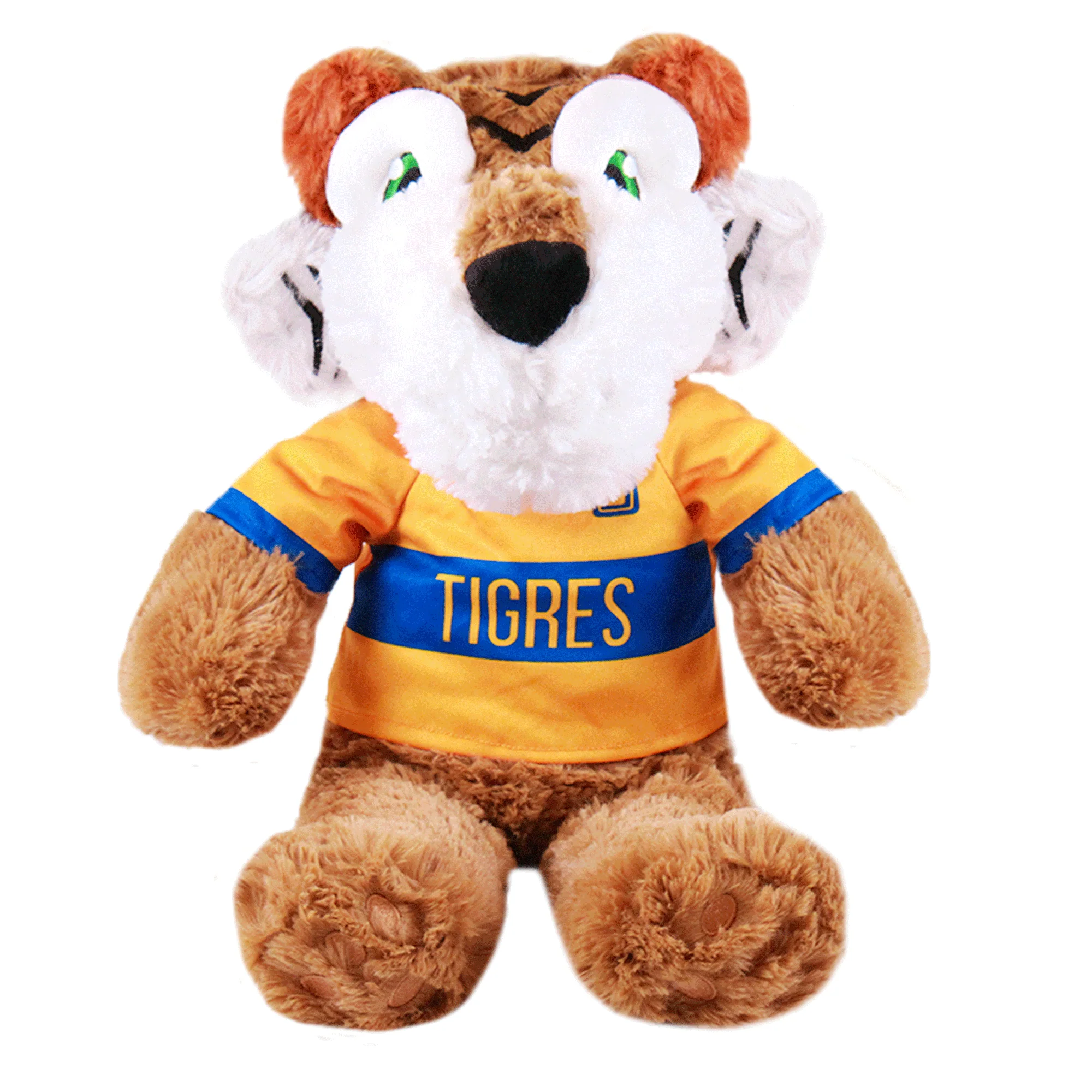 TIGRE PELUCHE GRANDE 43CM CAFE