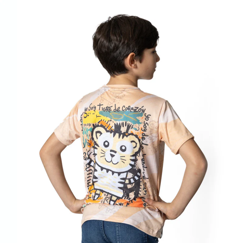 PLAYERA TIGRE DIBUJO
