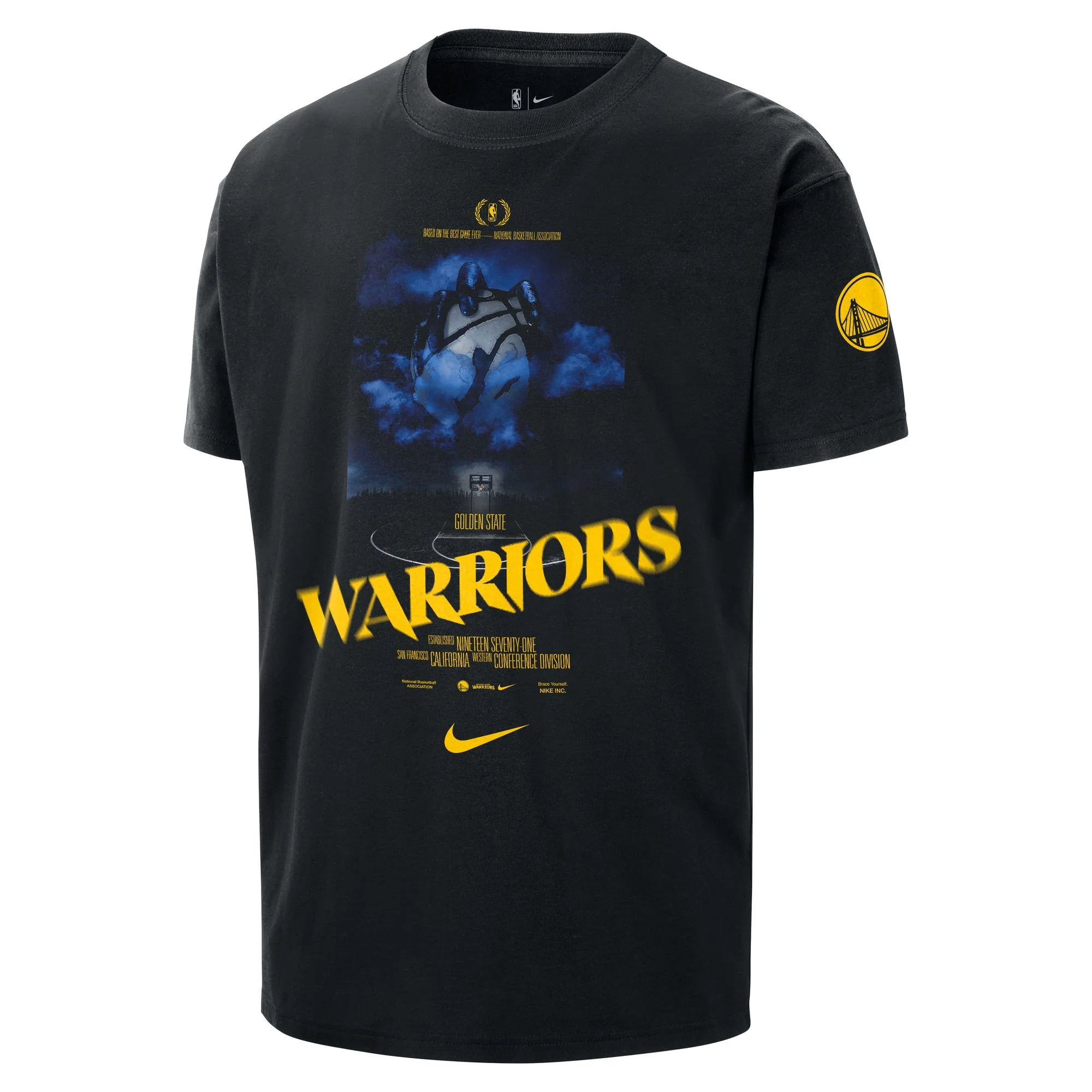 Golden State Warriors Courtside Men's Nike NBA T-Shirt