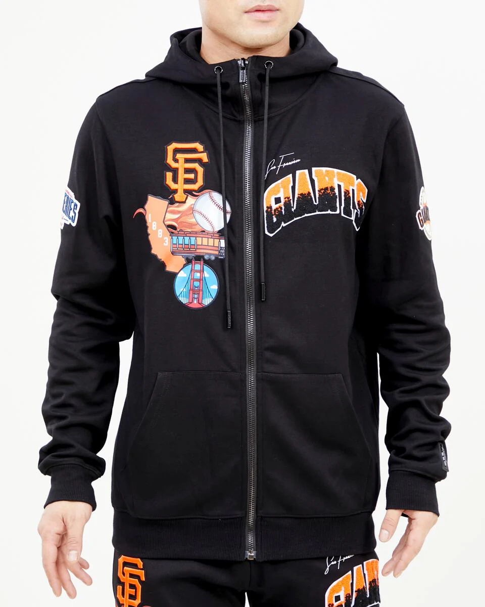 SAN FRANCISCO GIANTS HOME TOWN DK FZ HOODIE